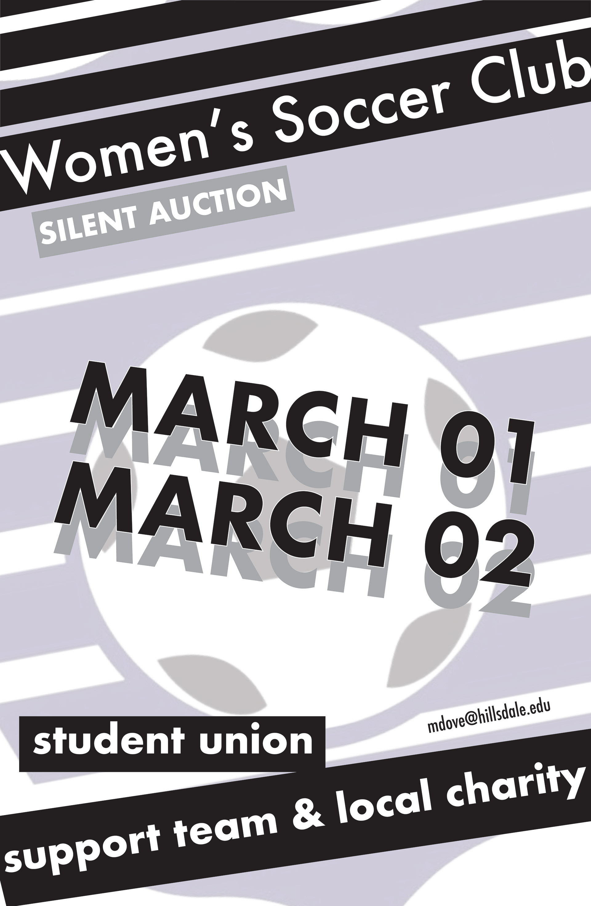 Hillsdale College Women's Soccer Club | Poster Design