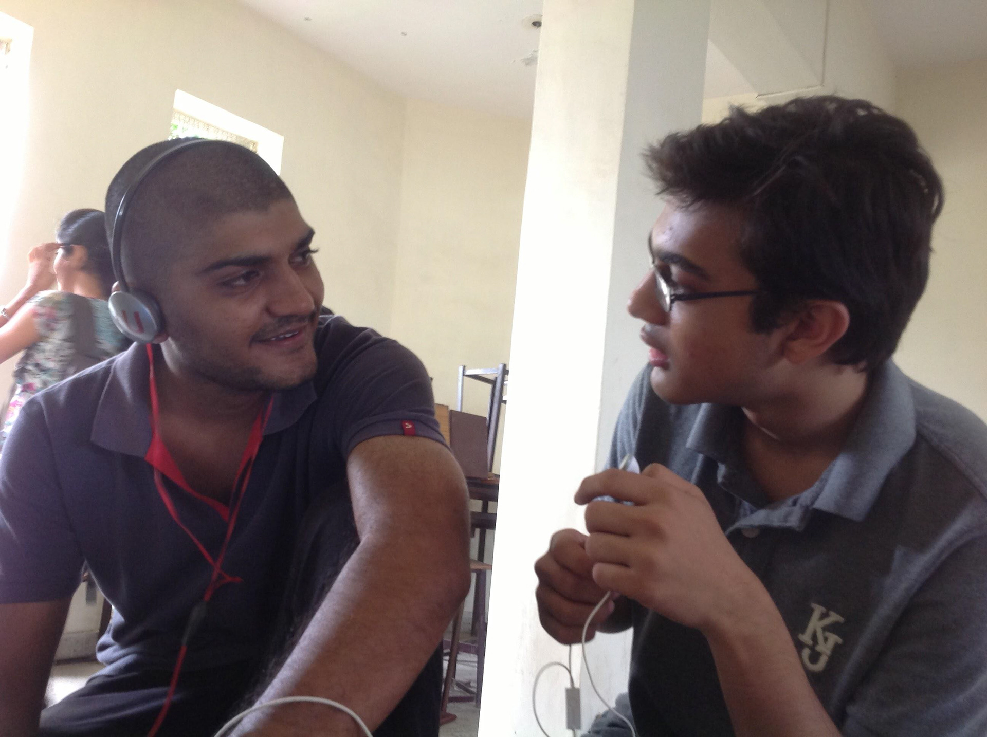 VIRAL AND CHAITANYA DISCUSSING AUDIO FX - STAC 2013
