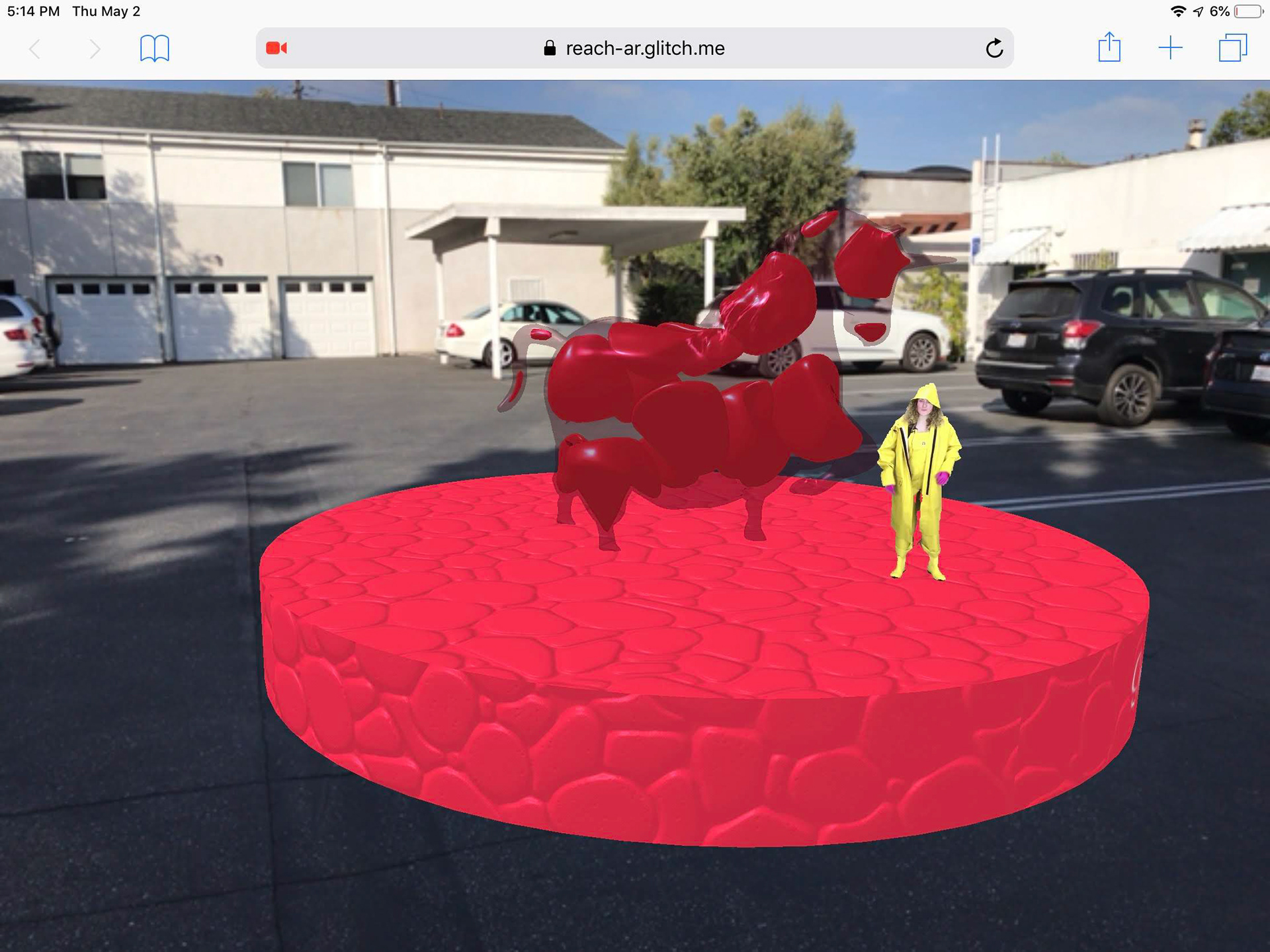 Testing Prototypes of REACH in webAR