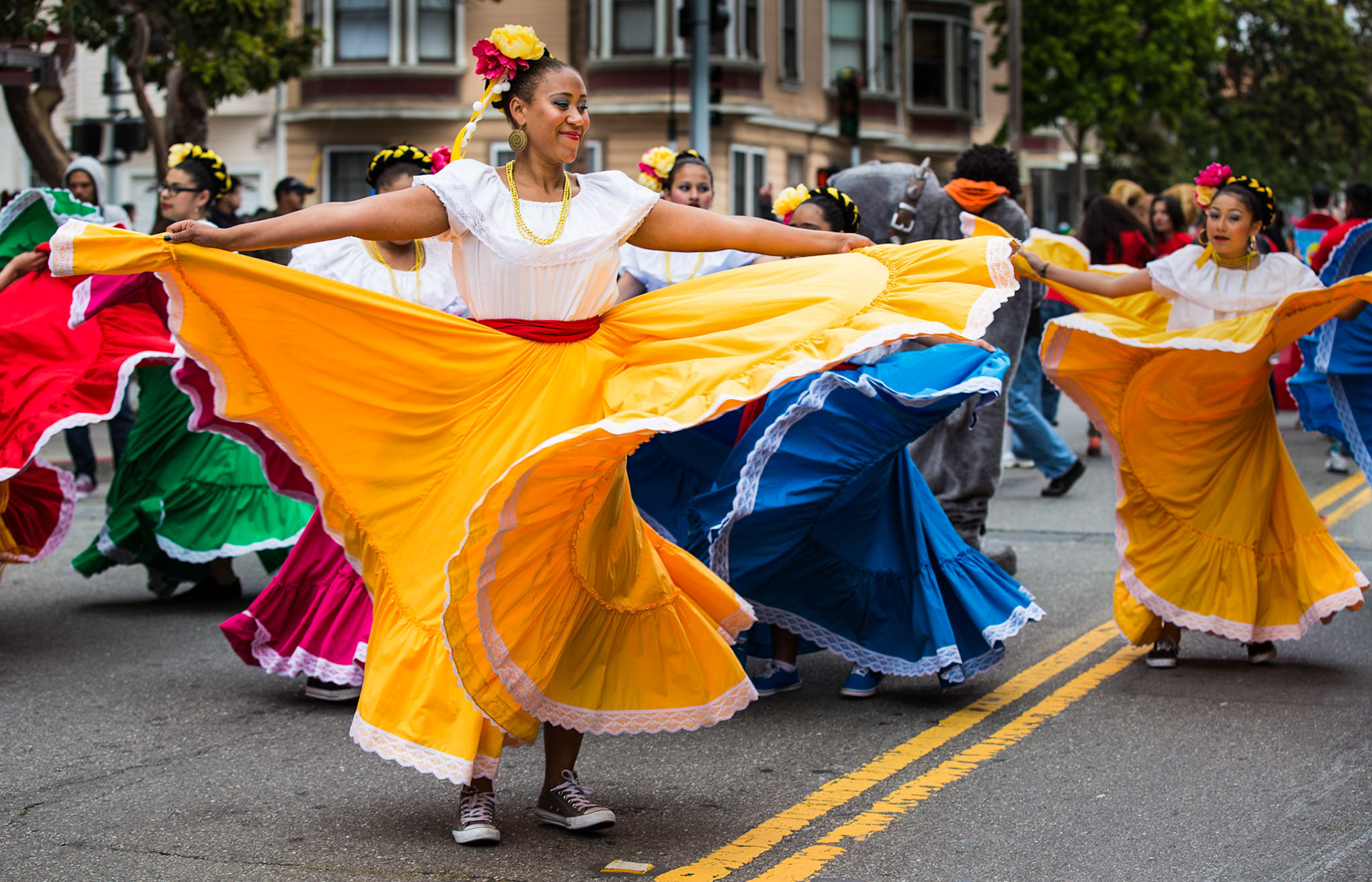 Dancing in Carnaval Parade, San Francisco