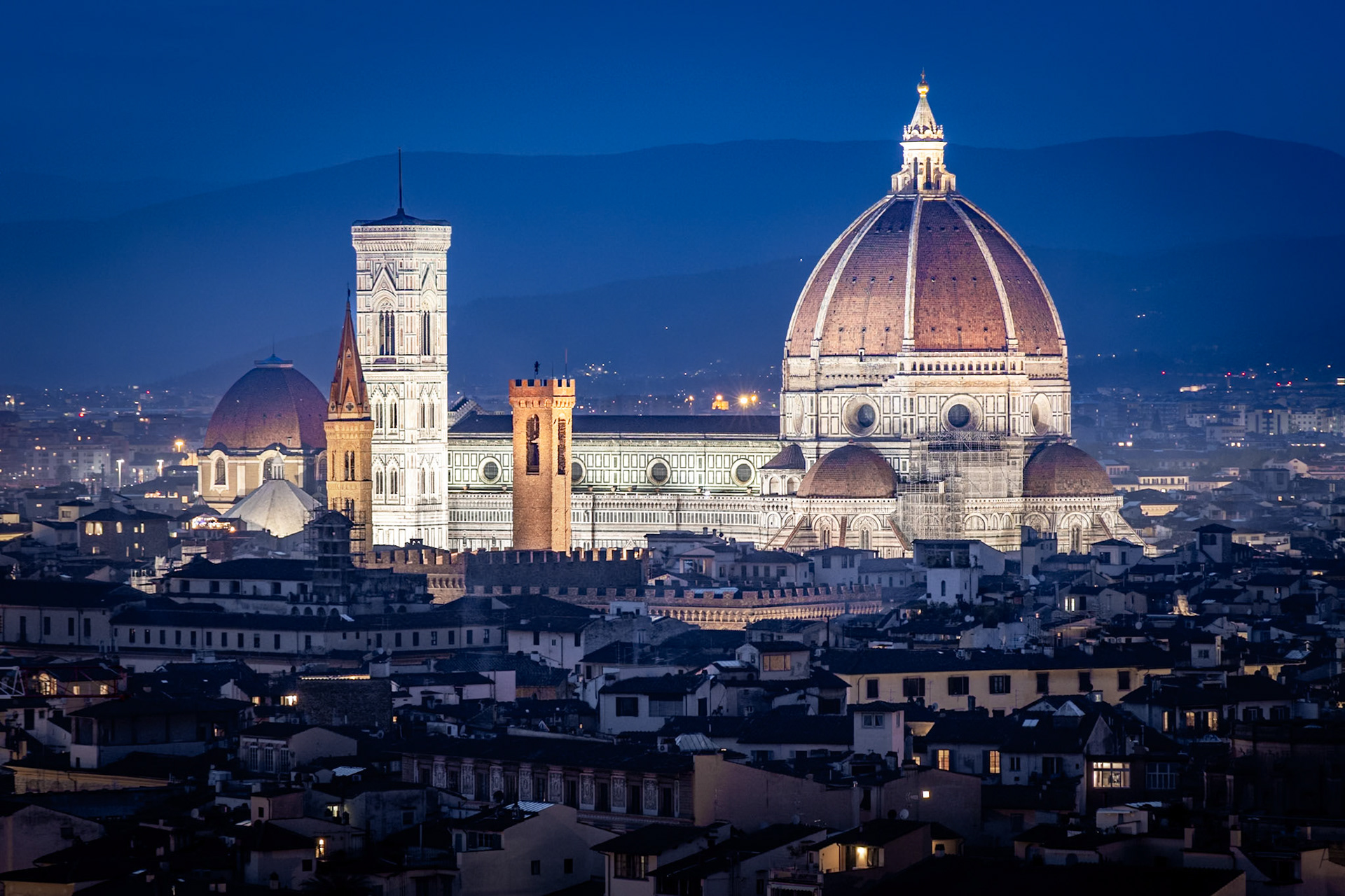 Florence Cathedral (Duomo) over city center