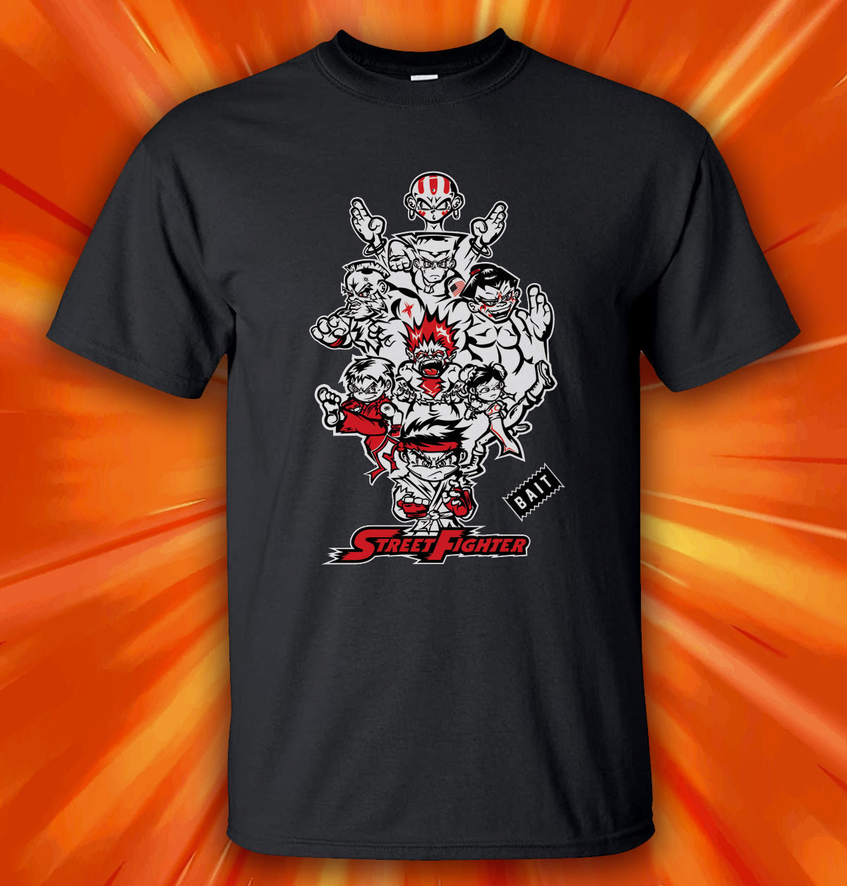 Hyperactive Monkey - Bait - Street Fighter 2 Apparel