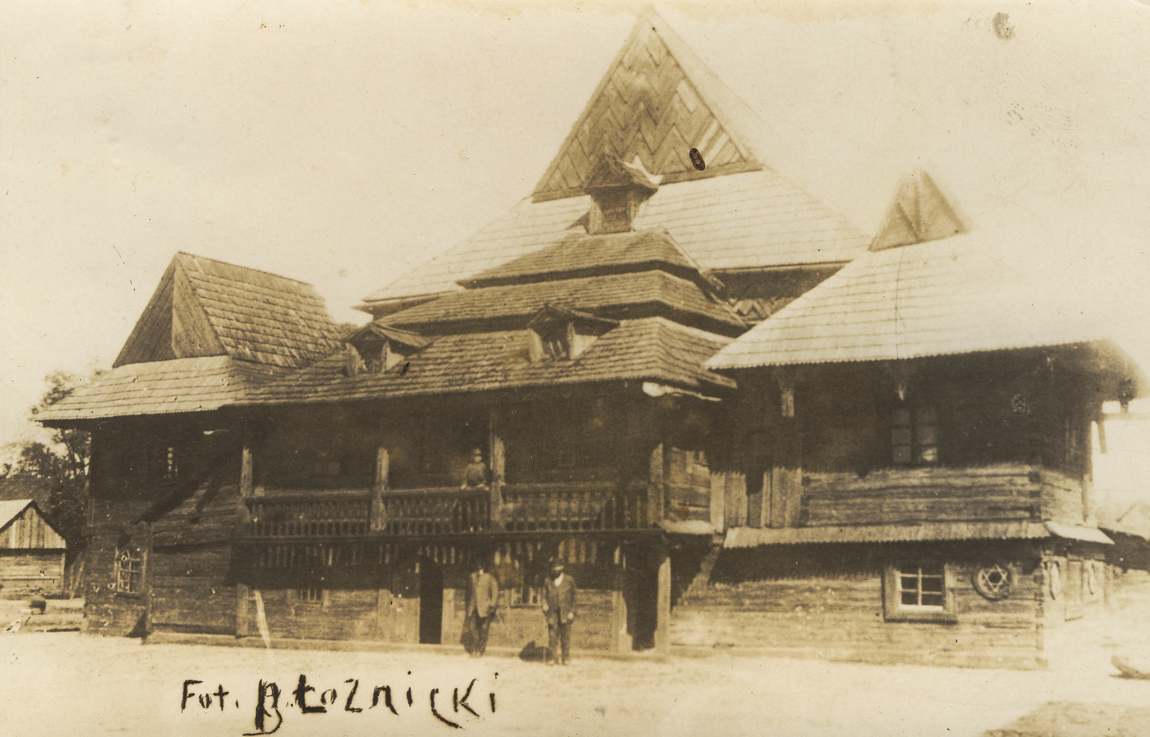 Lata 30. XX wieku | Synagoga w Zabłudowie | fot. Berel Łoźnicki (białostocki fotograf)