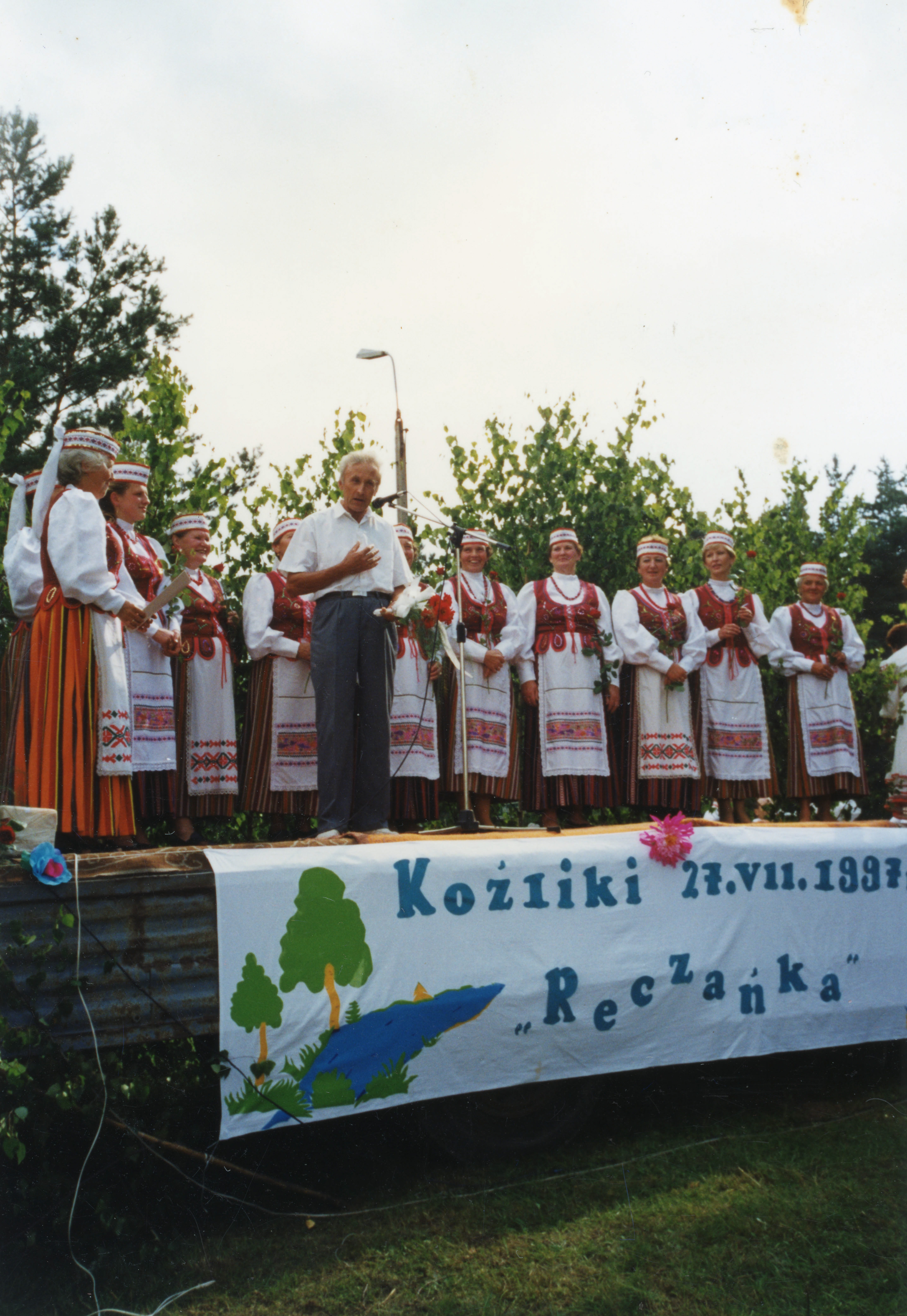 1997.07.27 | Festyn z zespołem "Reczańka" - Koźliki | z arch. Barbary Kulikowskiej