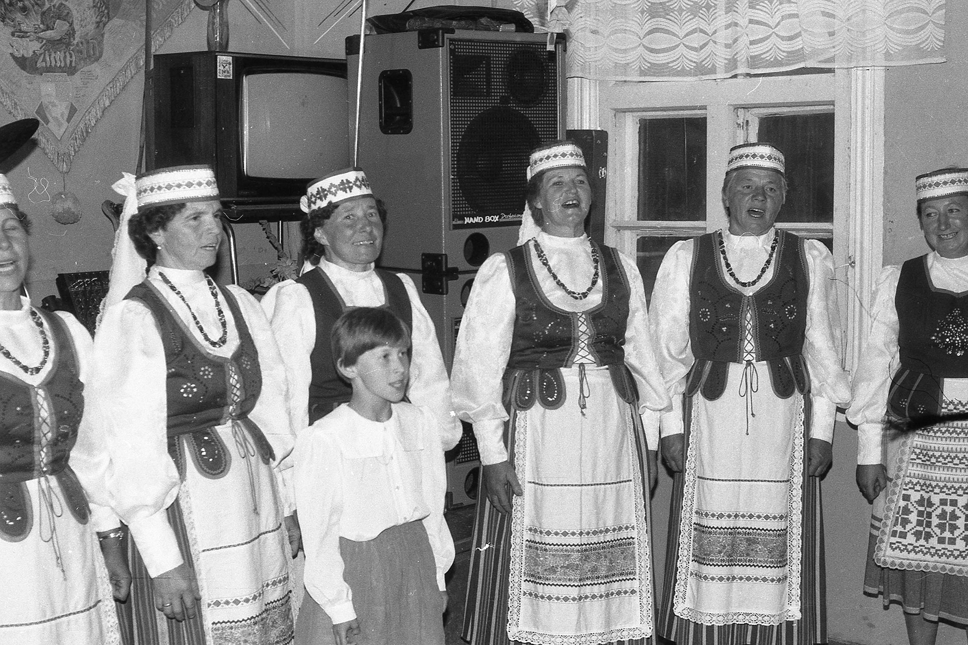 1995 | Festyn ludowy '95 w Rzepnikach - zespół Reczańka z Koźlik | z arch. MOAK