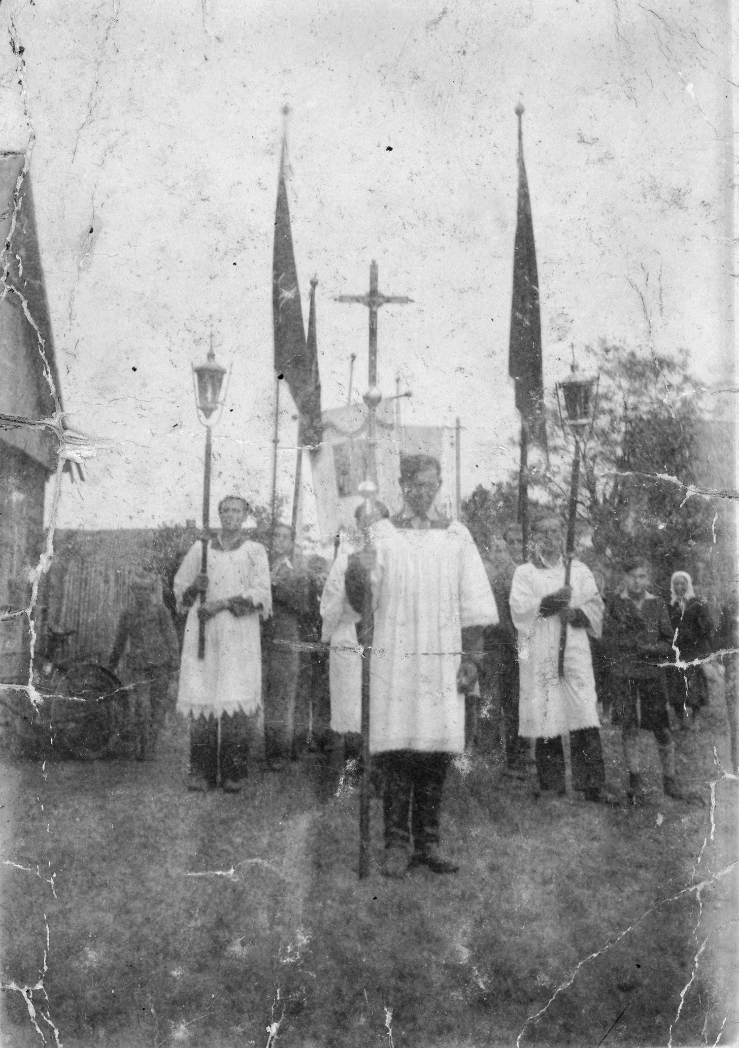 Lata międzywojenne | Procesja podczas odpustu w Halickich | z arch. Marii Korolczuk