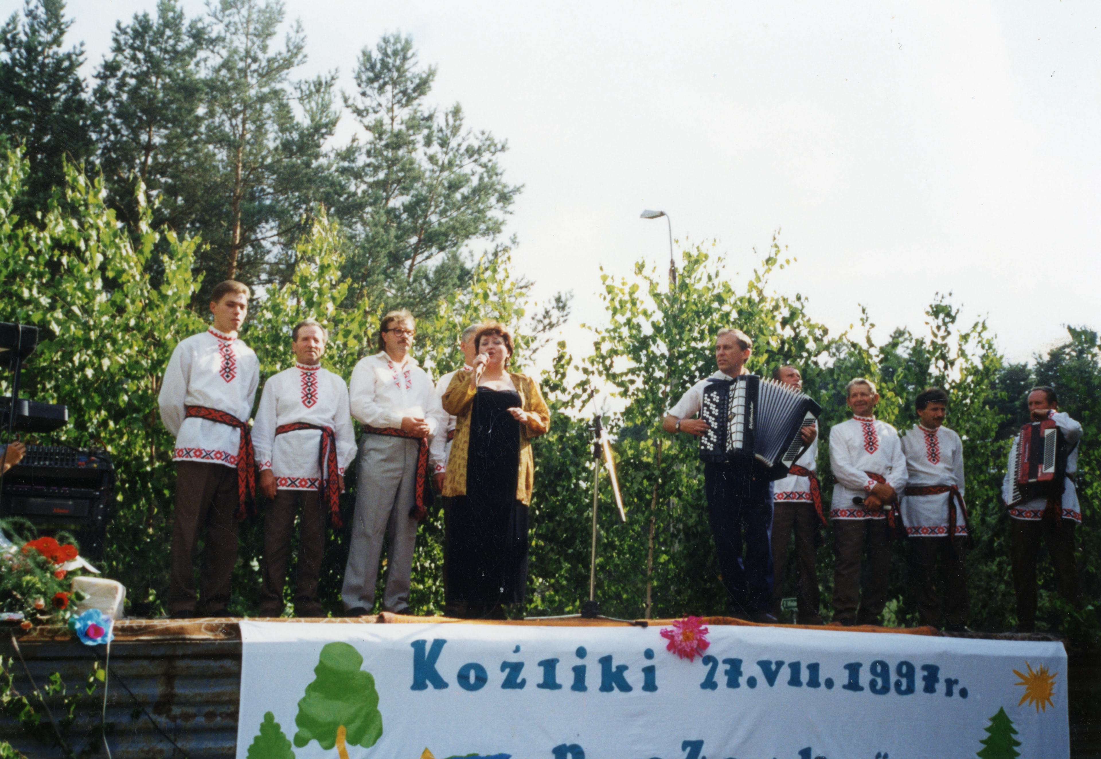 1997.07.27 | Festyn z zespołem "Reczańka" - Koźliki | z arch. Barbary Kulikowskiej