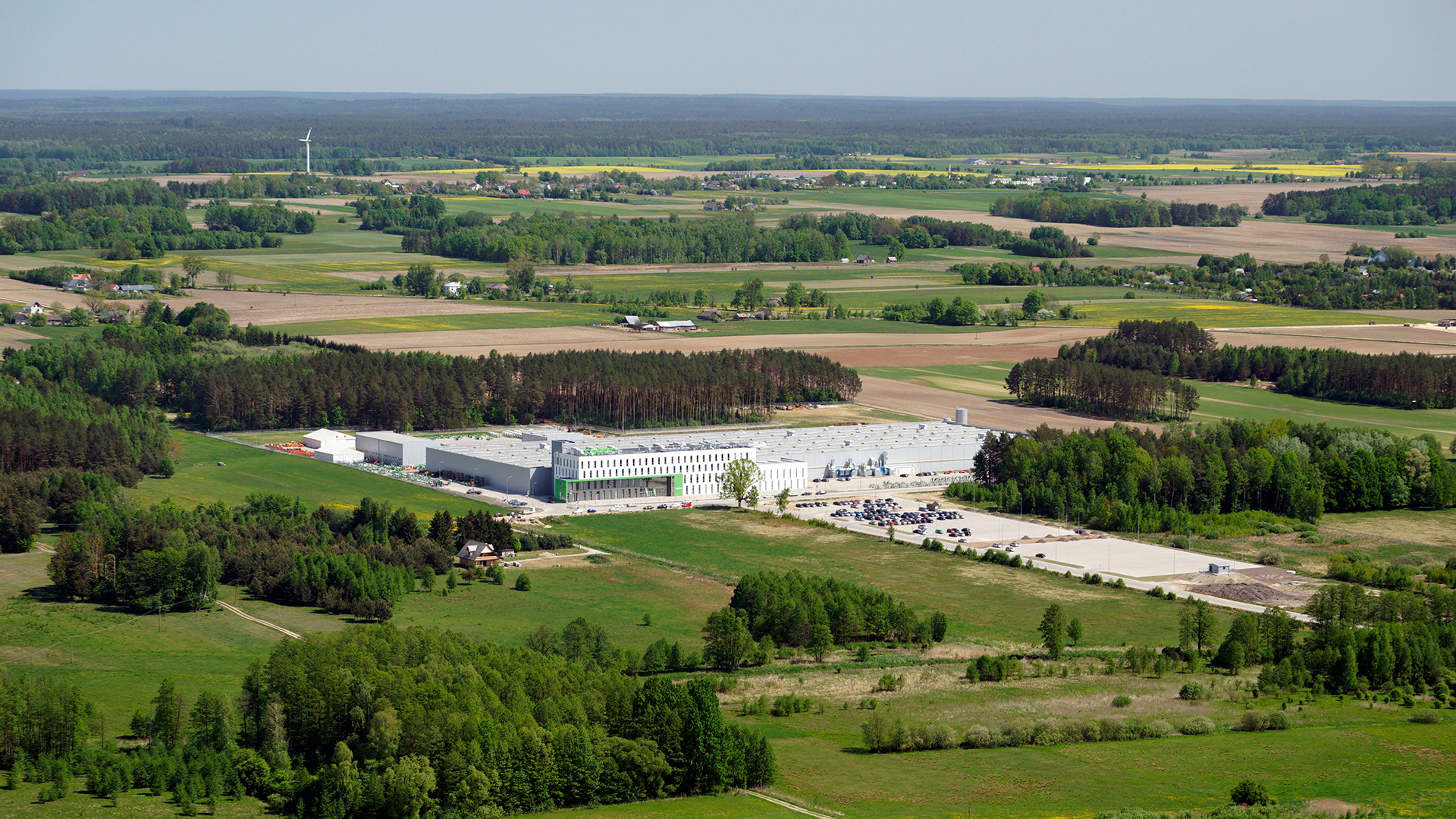 2018.05.05  |  Zabłudów - widok na firmę SaMASZ, producenta maszyn rolniczych  |  fot. Jerzy Grabowski