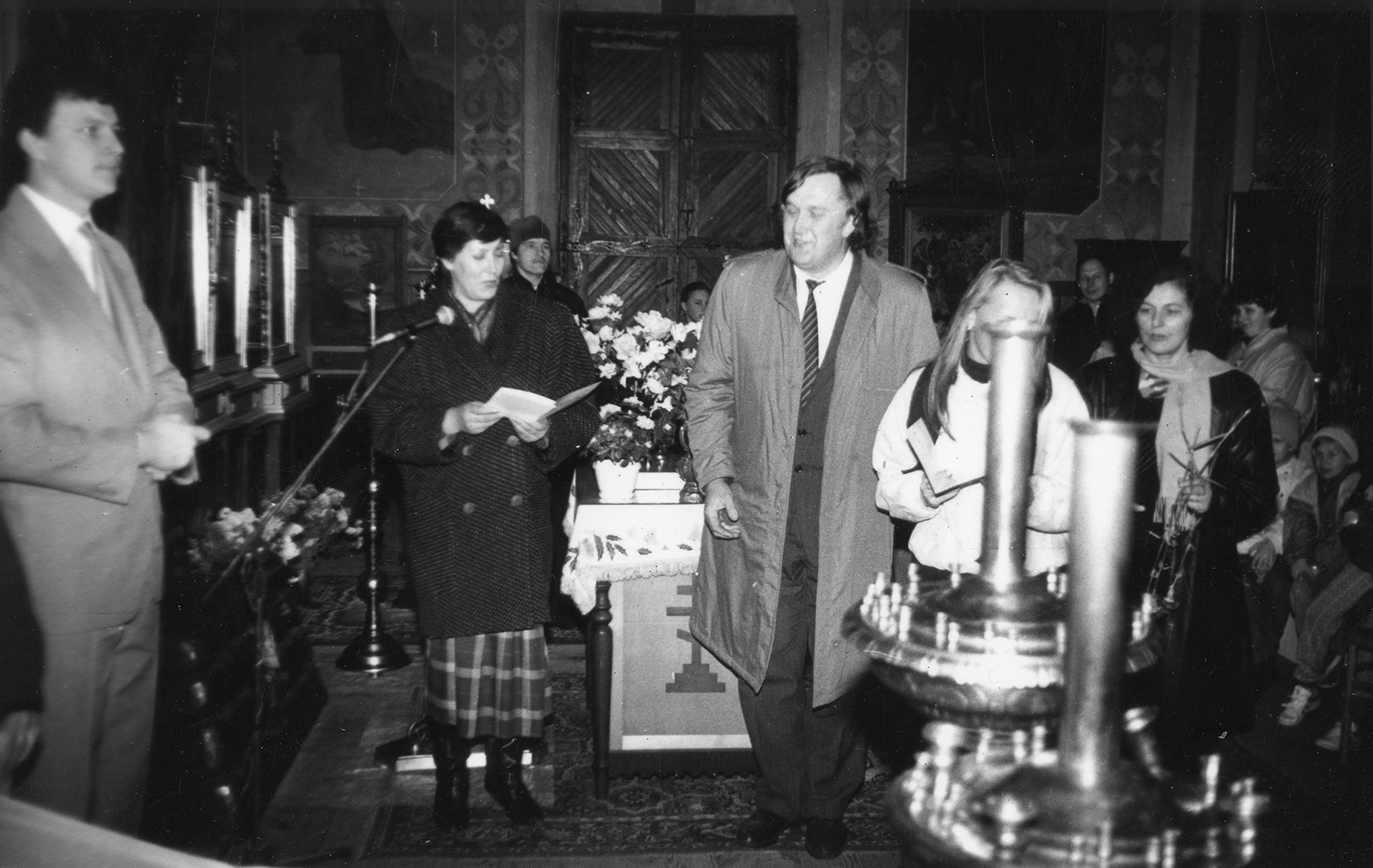 1991.10.28 | Barbara Pacholska i Jan Leończuk | z arch. MOAK