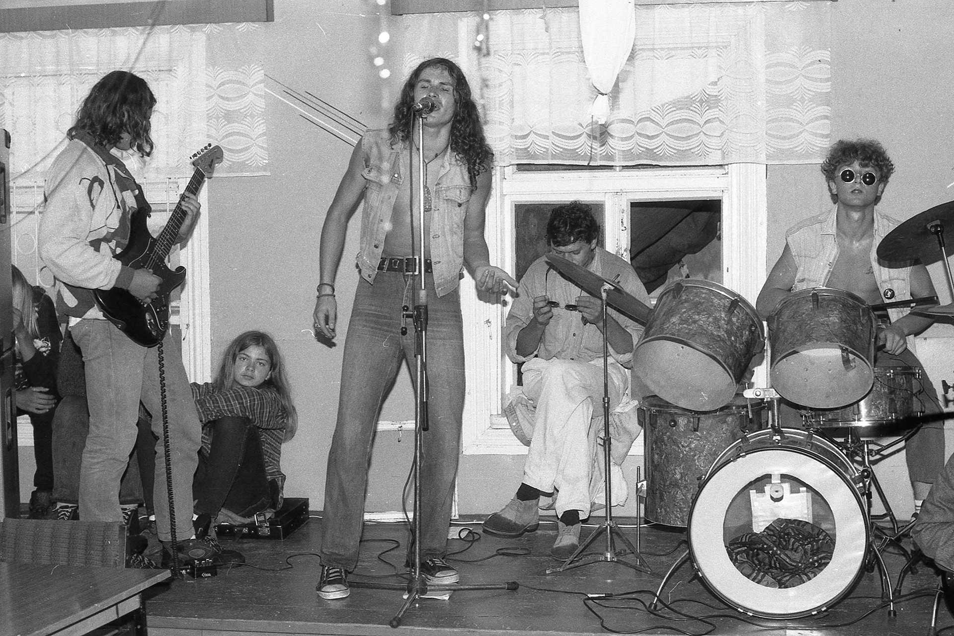 1995 | Festyn ludowy '95 w Rzepnikach - zespół Nurt z Zabłudowa | z arch. MOAK