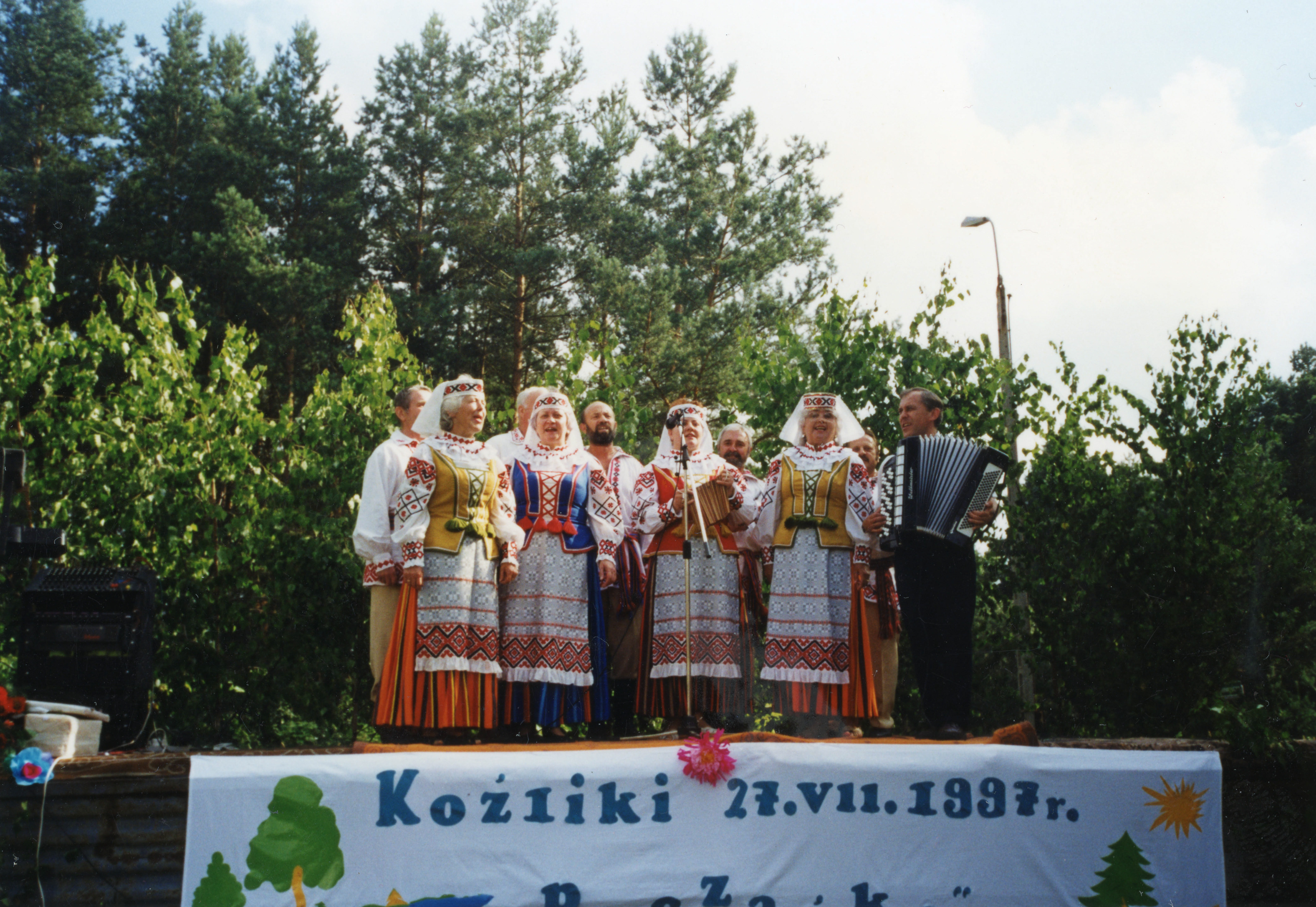 1997.07.27 | Festyn z zespołem "Reczańka" - Koźliki | z arch. Barbary Kulikowskiej