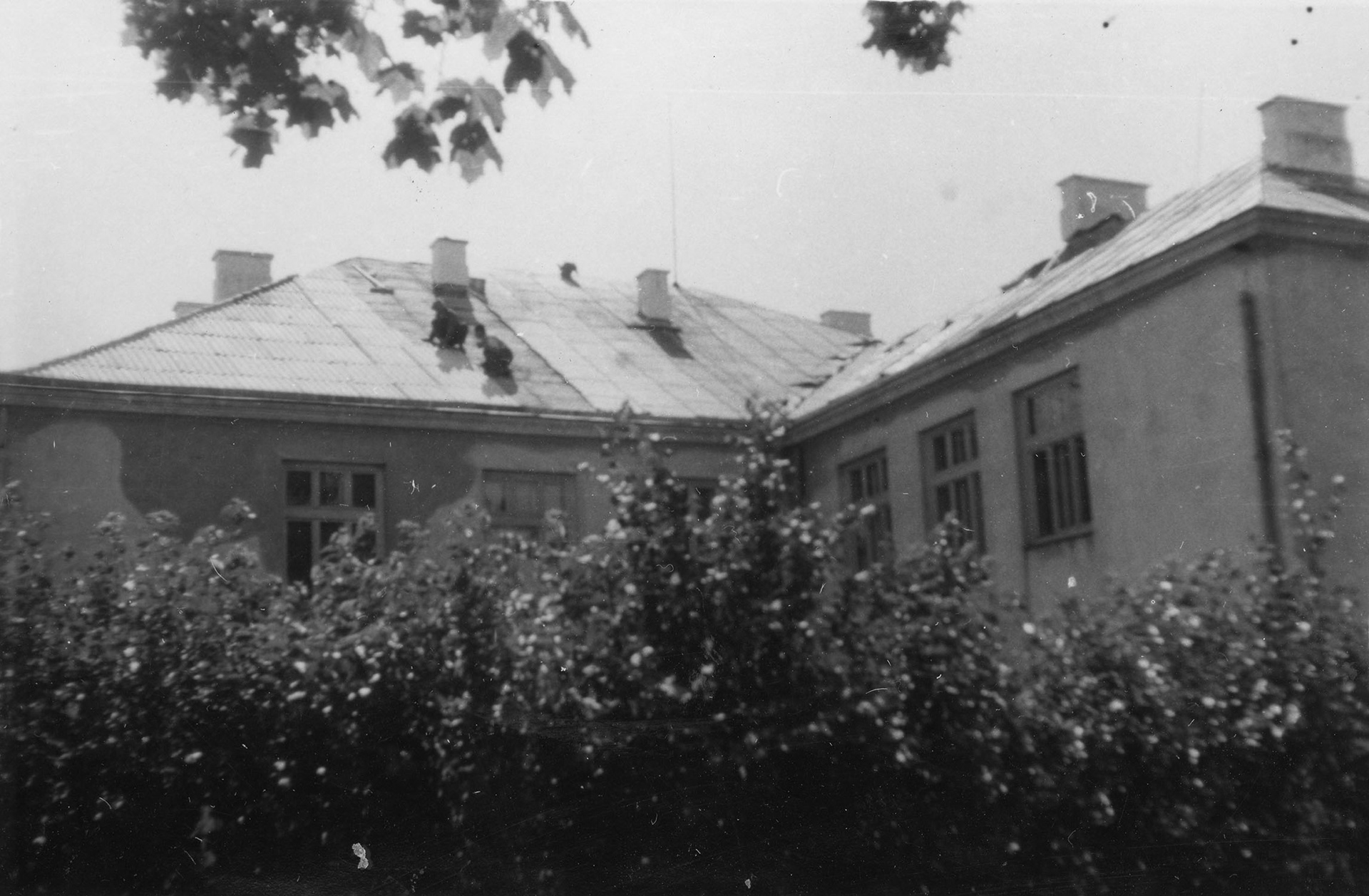 1961.08 | Kapitalny remont budynku Szkoły Podstawowej w Zabłudowie - zakończony 28 sierpnia | z arch. Zespołu Szkolno-Przedszkolnego w Zabłudowie