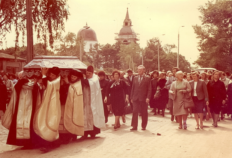 1988 | Pogrzeb ks. mitrata Borysa Bogdanowicza | z arch. ks. mitrata Mirosława Tomaszewskiego