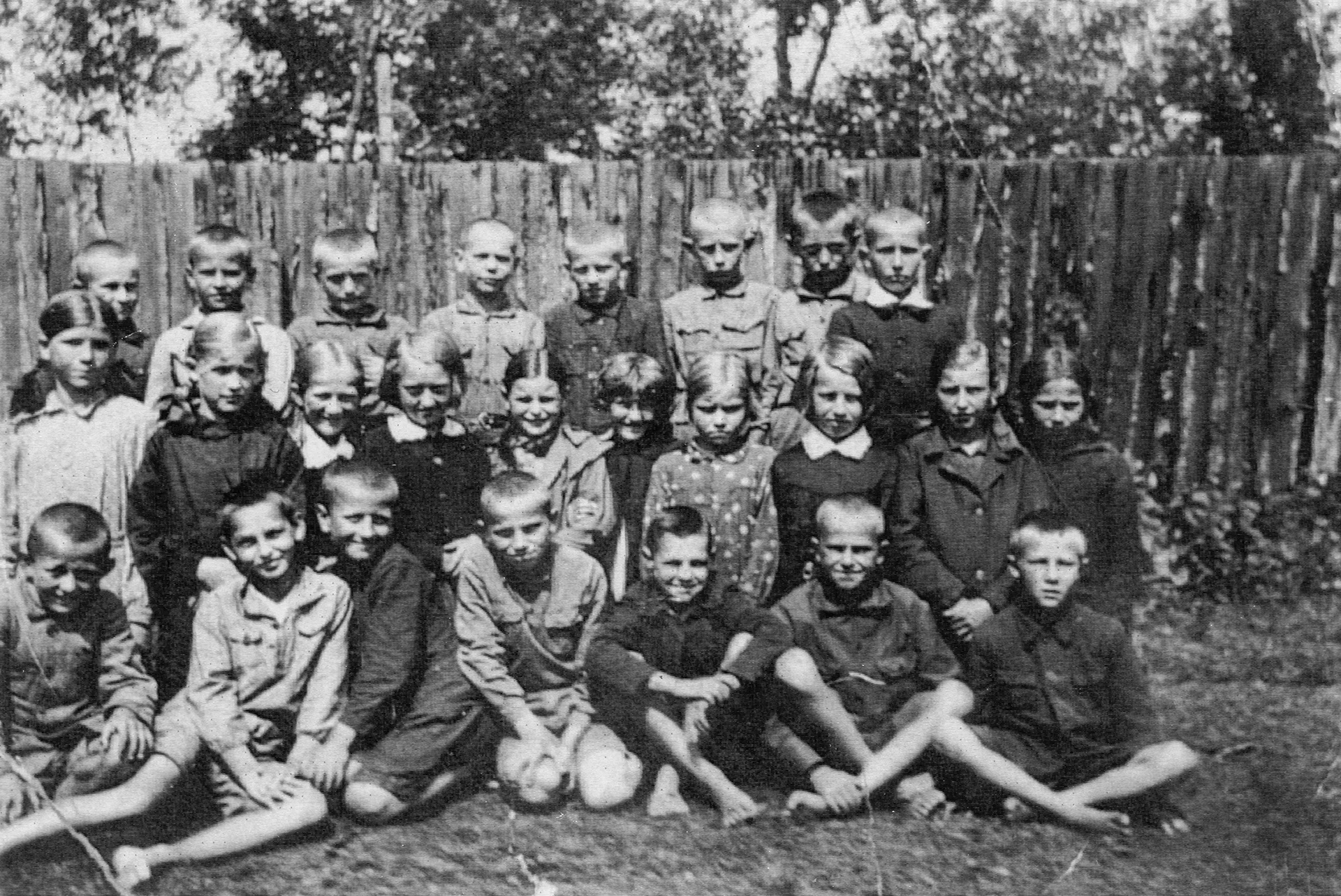 1936 | IV klasa Publicznej Szkoły Powszechnej w Zabłudowie | z arch. MOAK