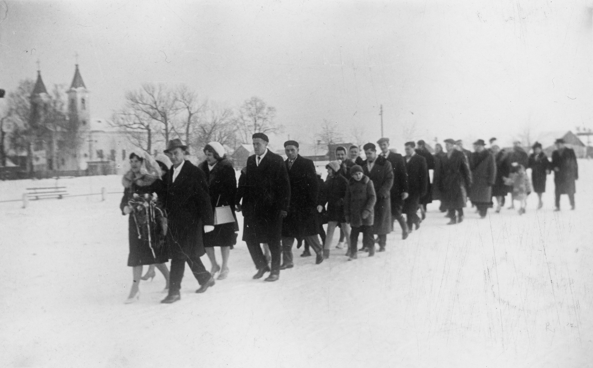 1962 | Zabłudów - Ślub Wiktorii Kuprianowicz z Piotrem Pleskiewiczem | z arch. Marii Drewnowskiej
