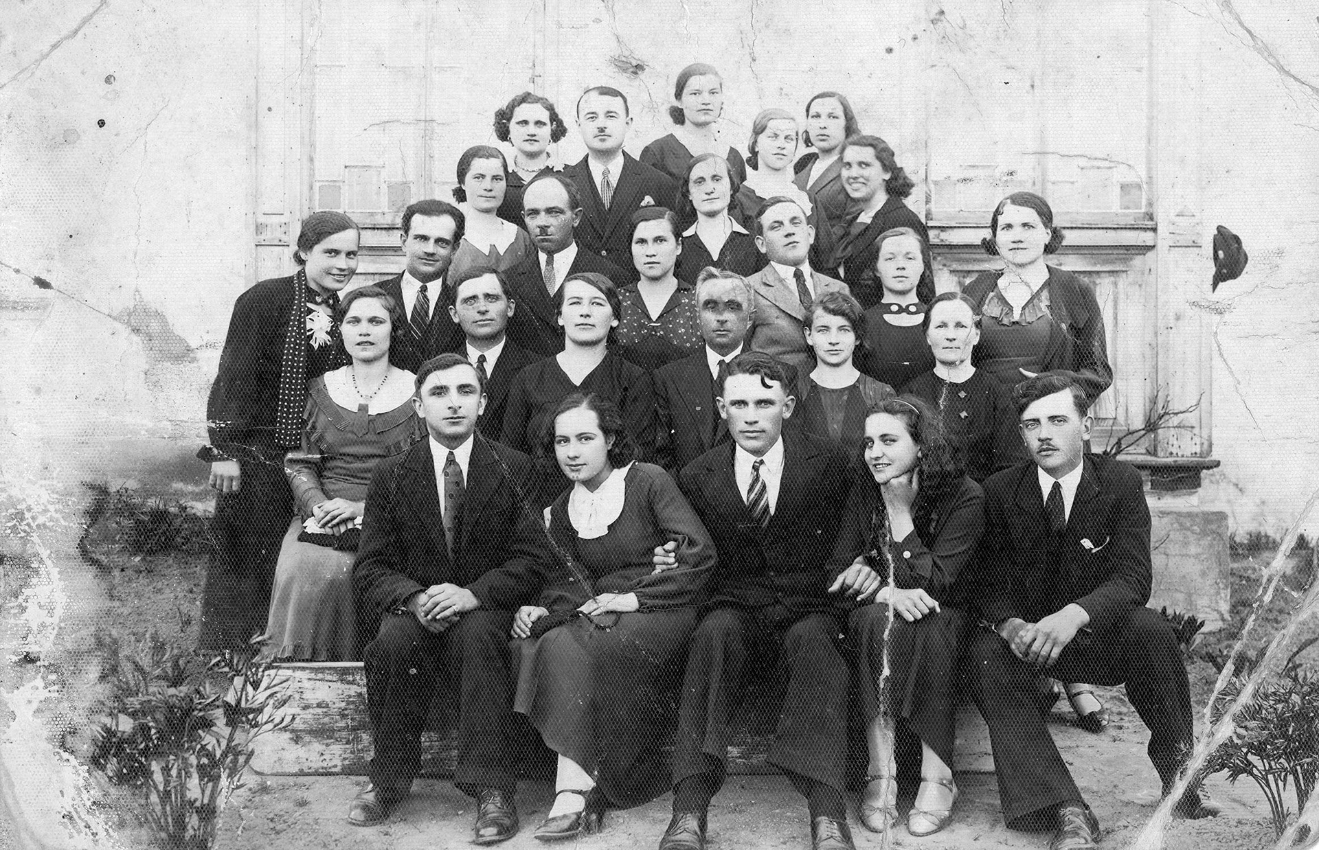 Chór parafialny w Zabłudowie - u góry: Stanisława Matysewicz z d. Bach | z arch. Bogdana Matysewicza