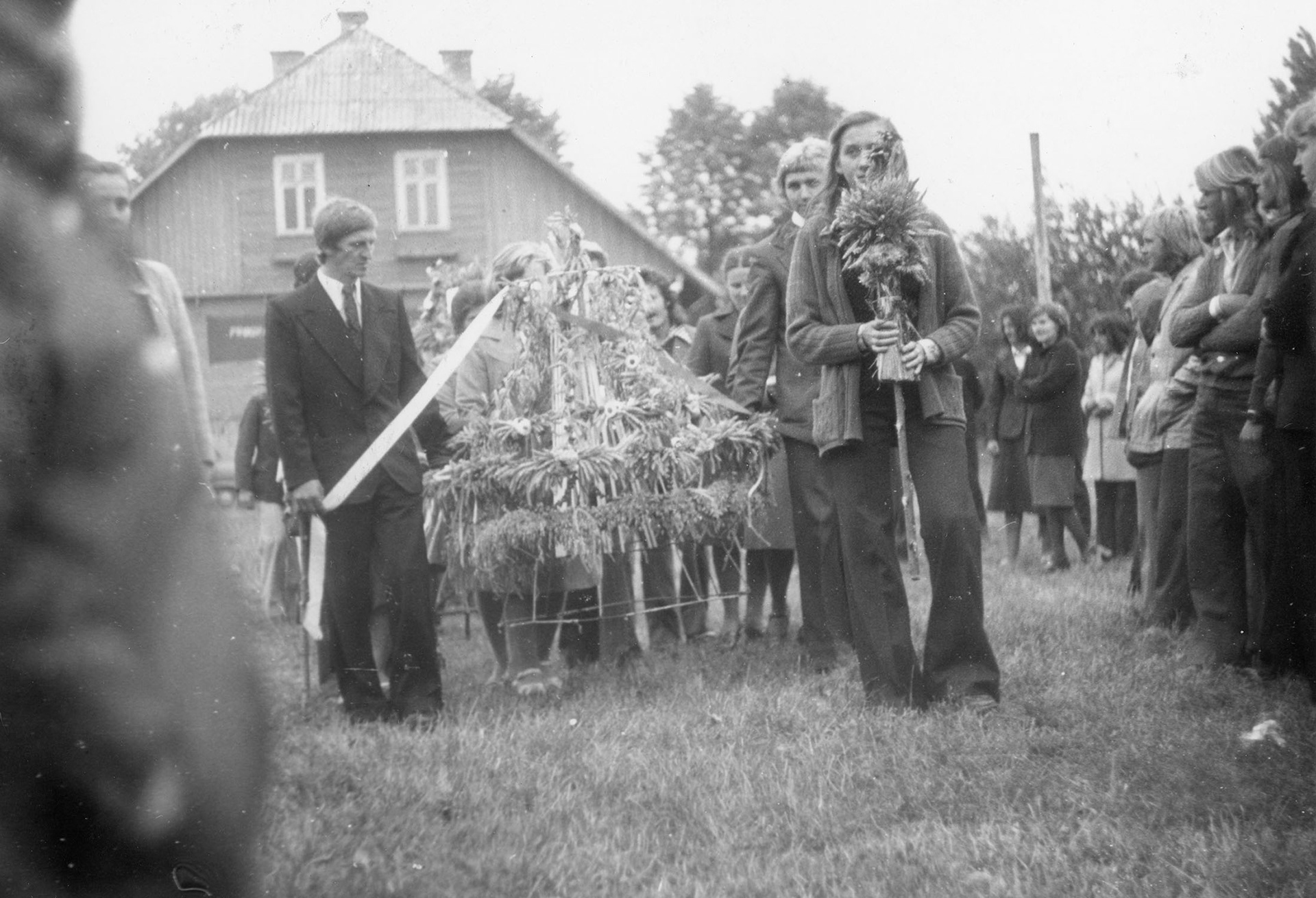 1976.12.12 | Dożynki w Rafałówce | z arch. Urzędu Miejskiego w Zabłudowie