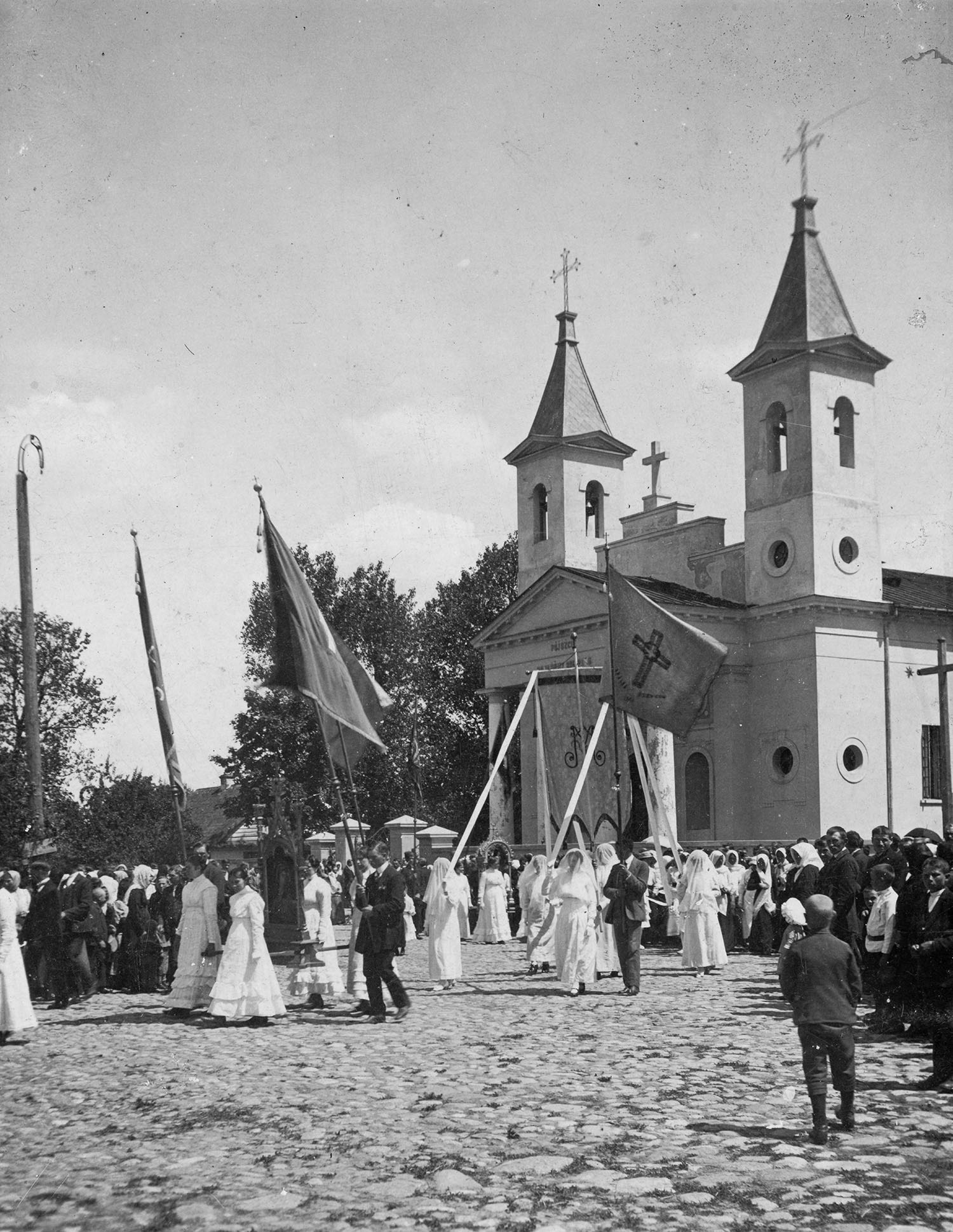 1950 | Boże Ciało - procesja w Zabłudowie | z arch. Doroty Winnickiej