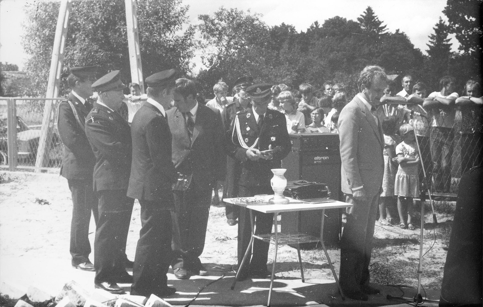 1982.08.21 | Otwarcie Strażnicy w Folwarkach Wielkich | z arch. Urzędu Miejskiego w Zabłudowie