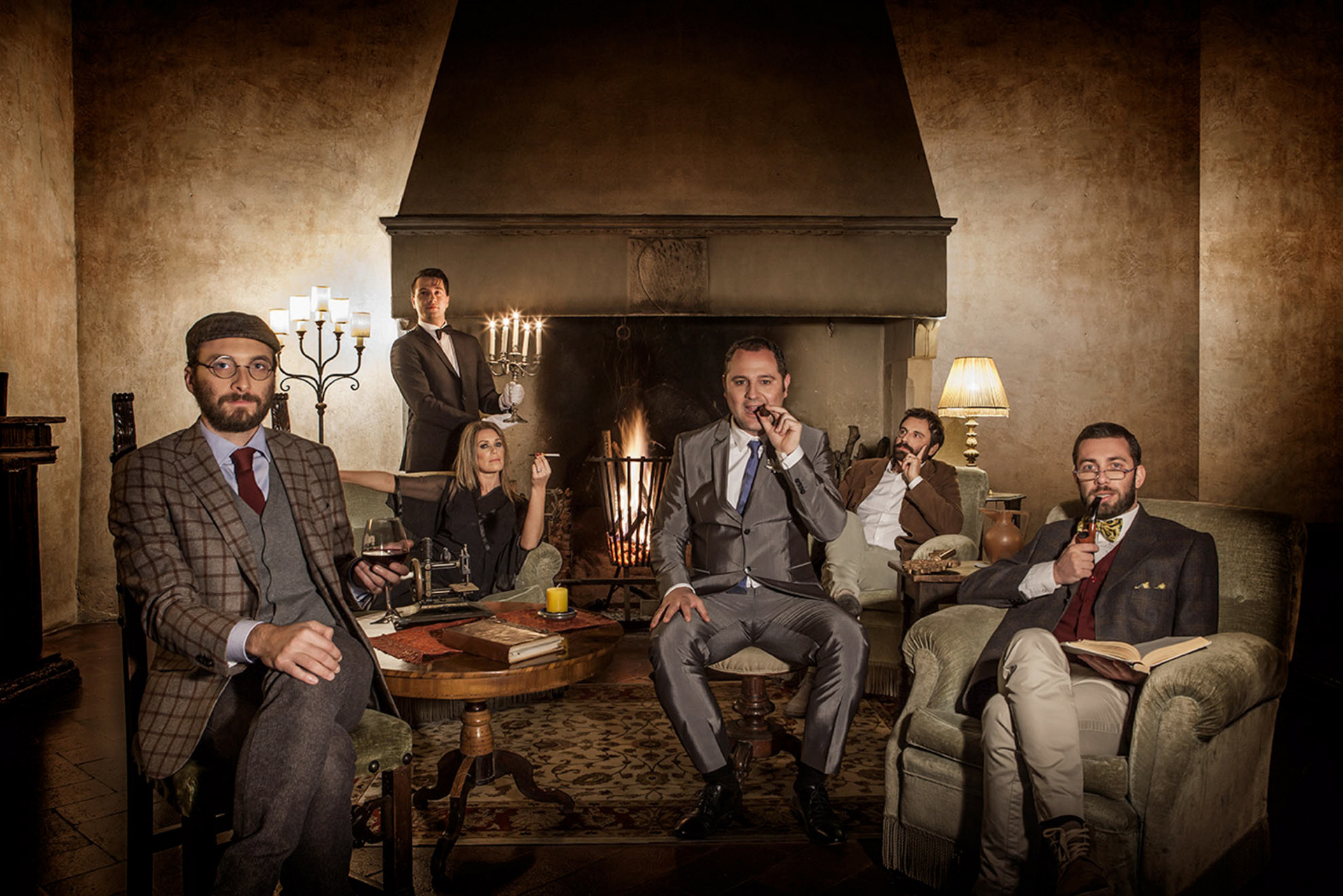 Team dell'Agenzia di eventi per Cluedo