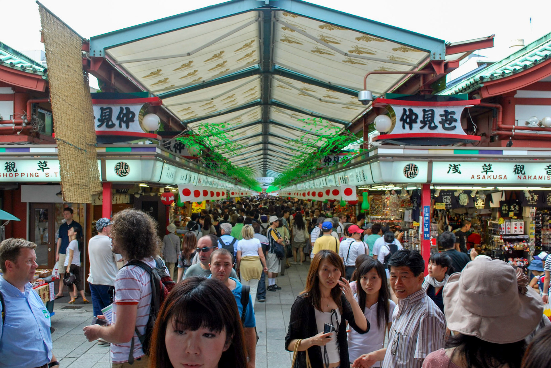 Shopping Arcade between main Gate and Temple