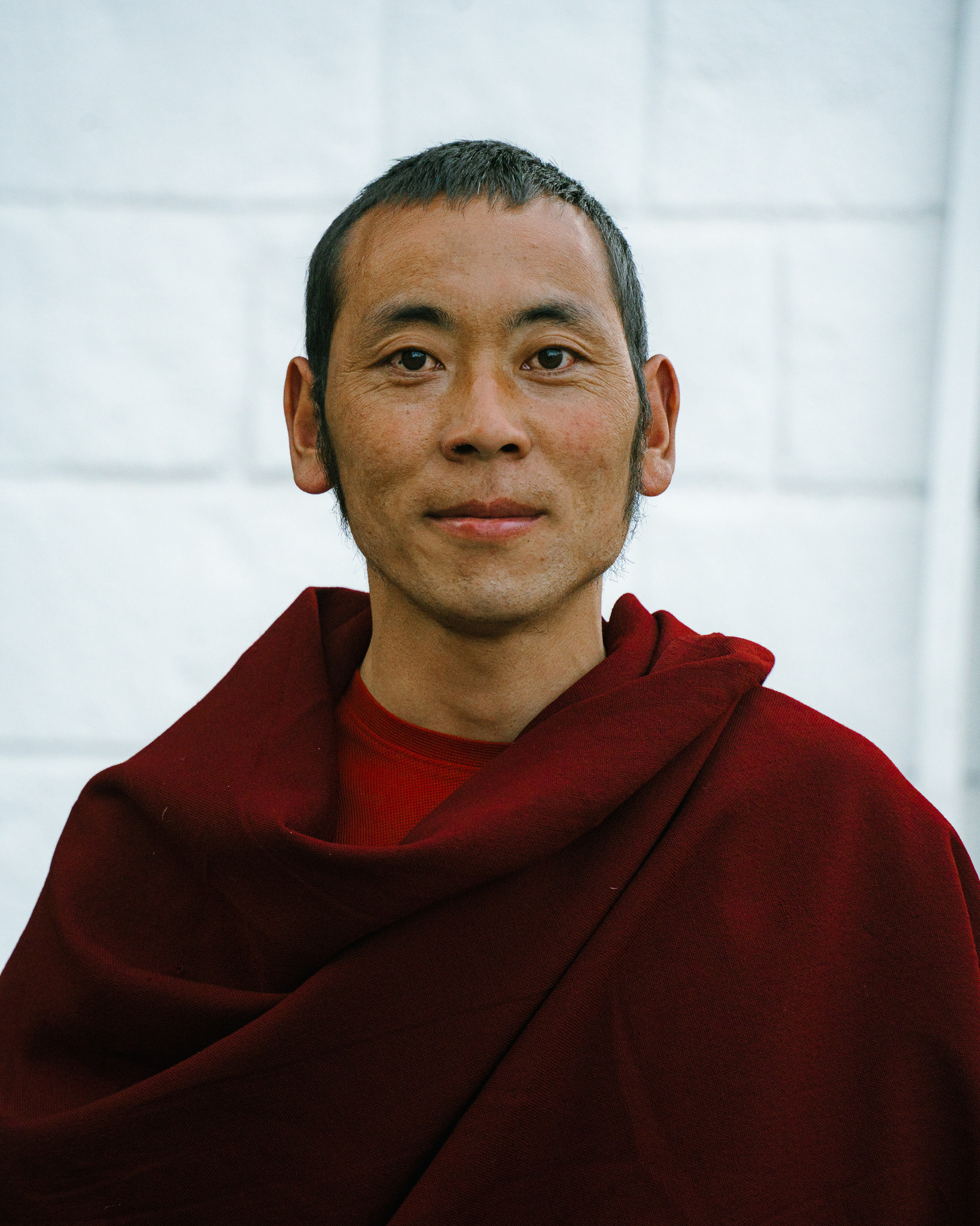 Tibetan monk. Lhasa, Tibet.