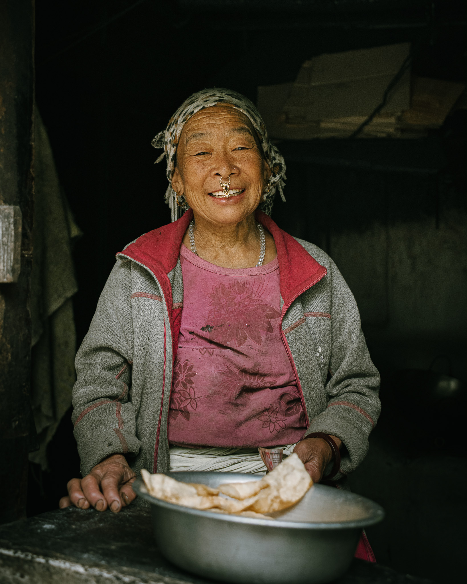 Tibetan woman. Sagarmatha National Park, Nepal.