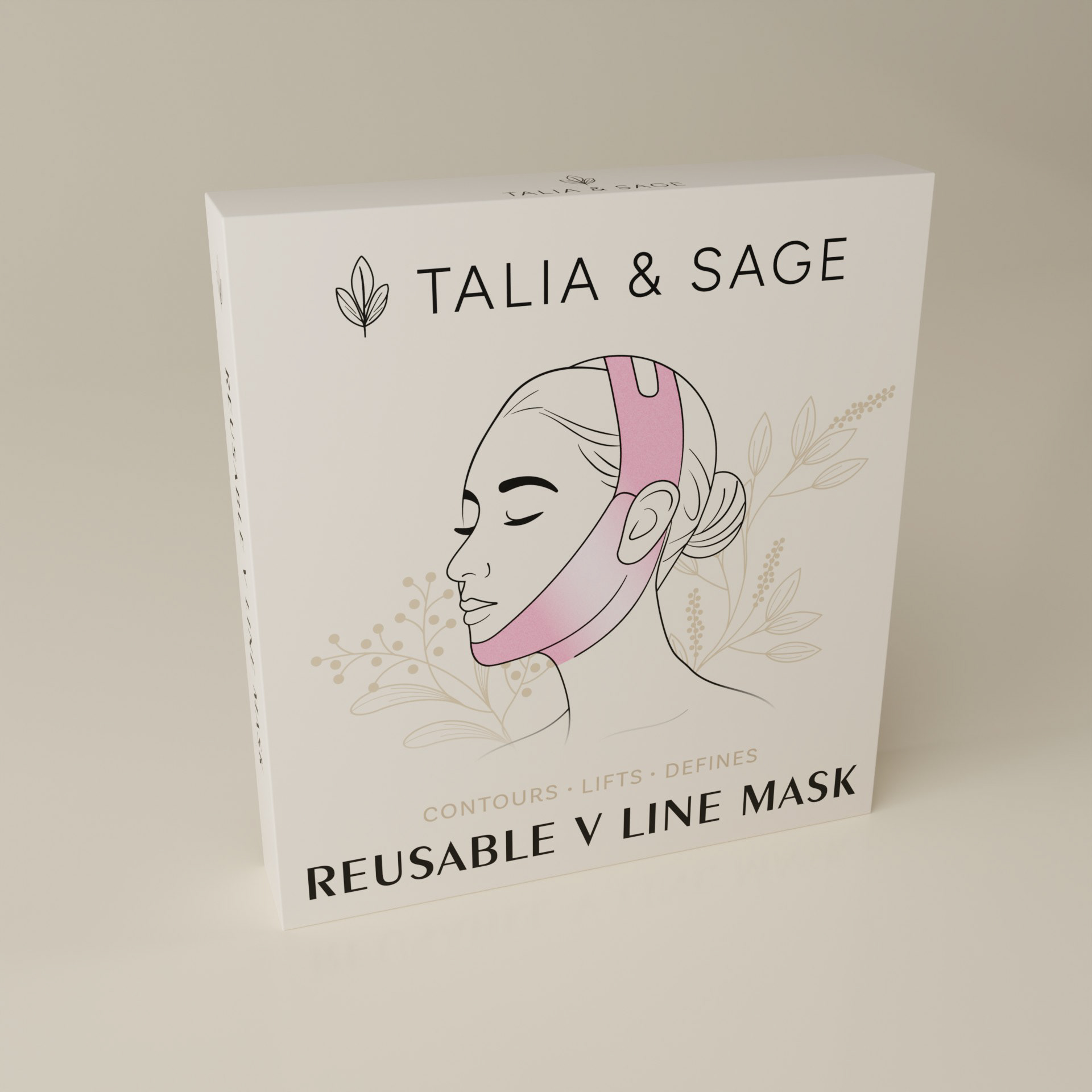 Created packaging design and 3D mockup for Talia & Sage.