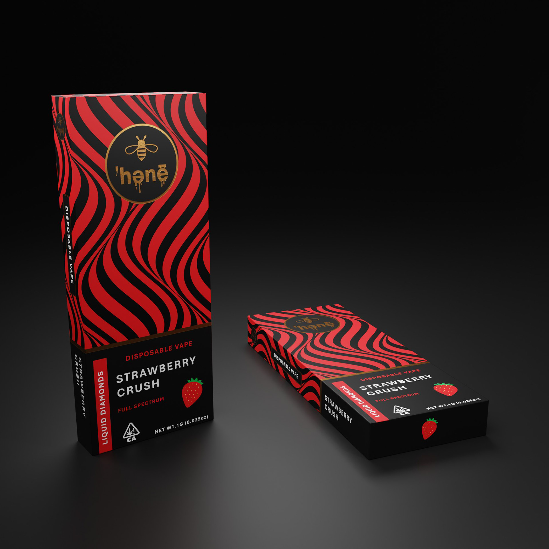 Created packaging design and 3D mockup for Hene. Designed 6 variants in total.