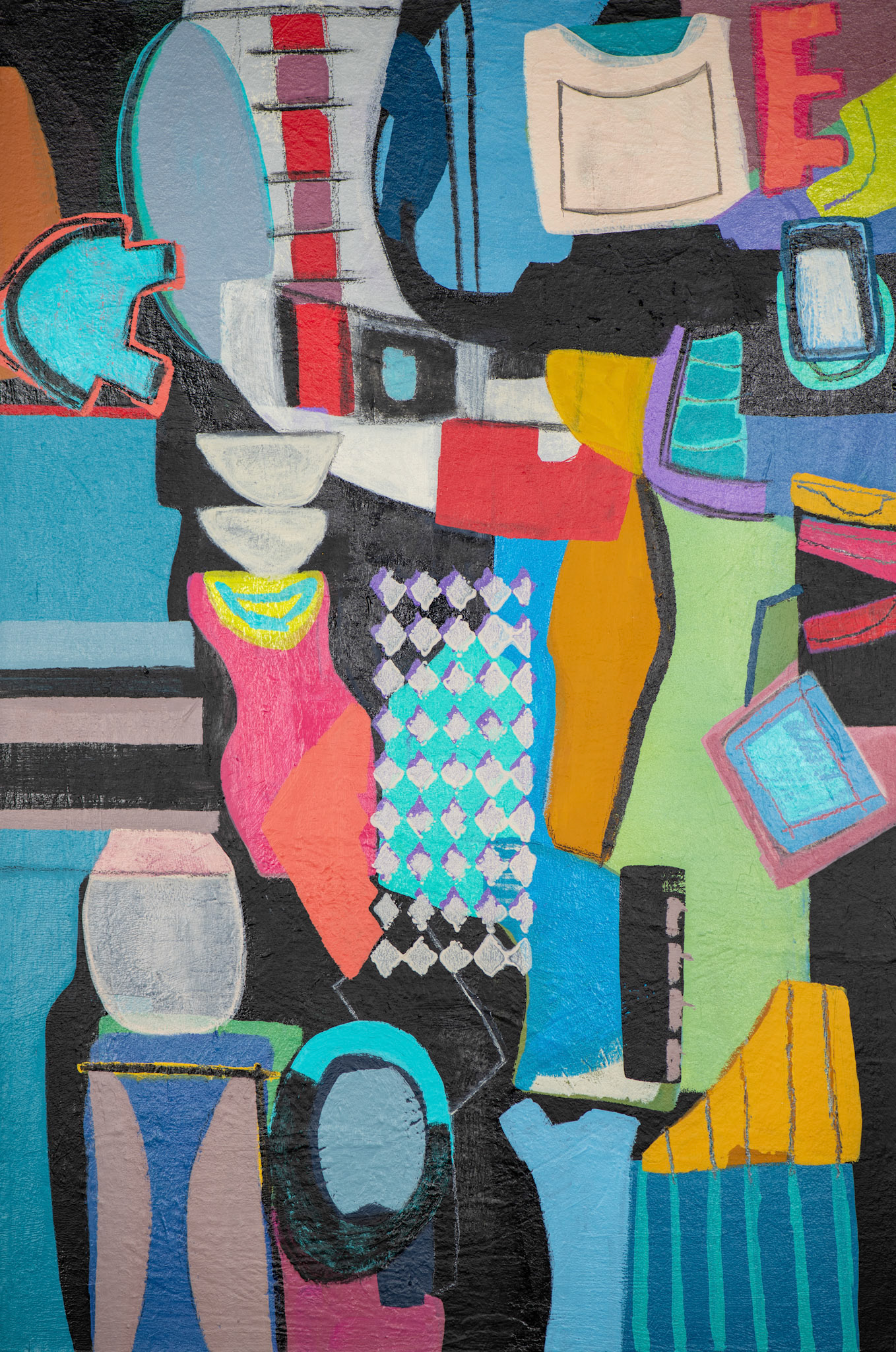 Ante Up - acrylic on canvas - 36 in x 24 in