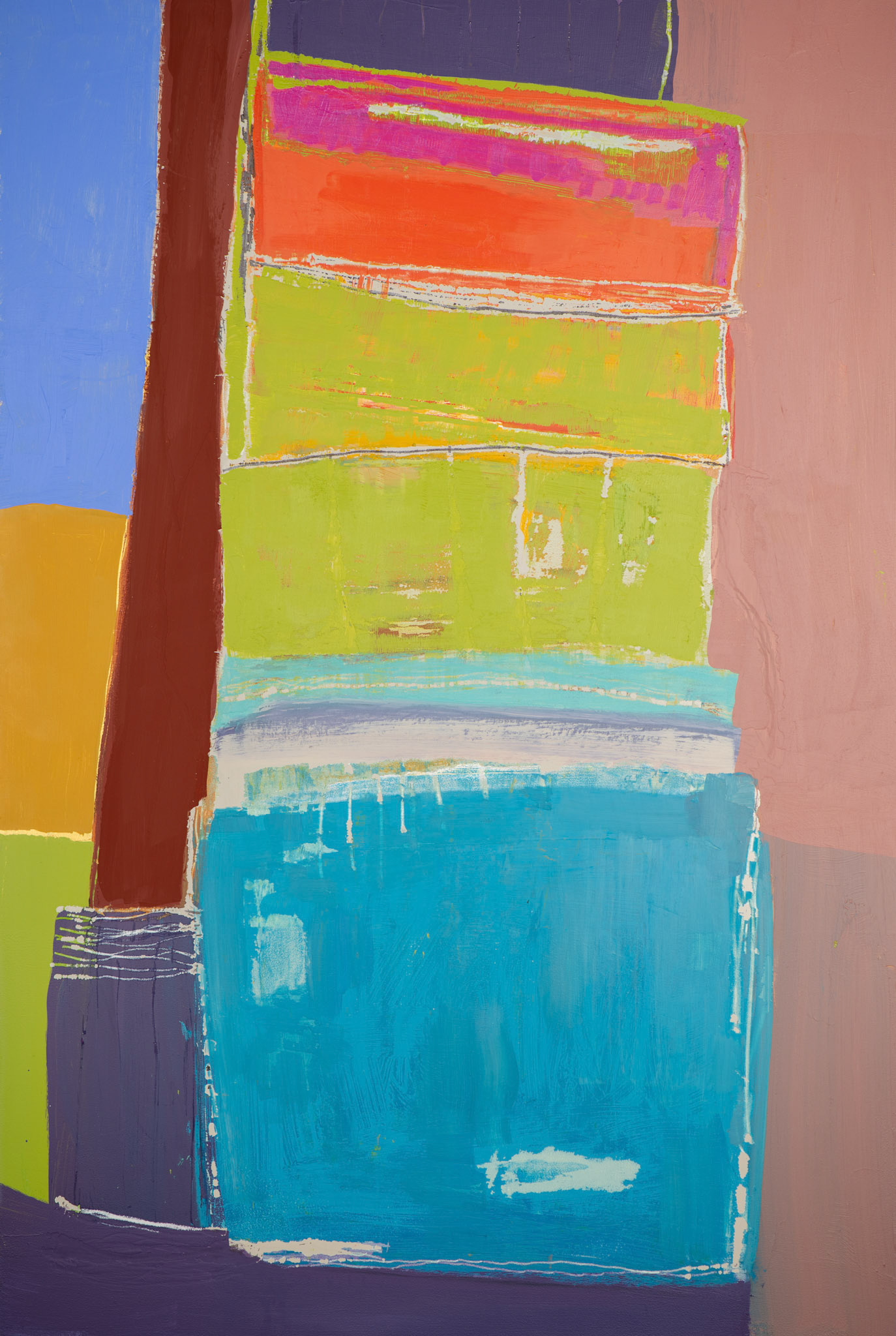 Bellbottoms - acrylic on board - 36 in x 24 in