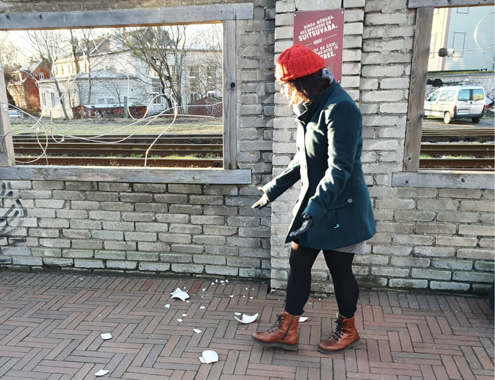 3. Walking around