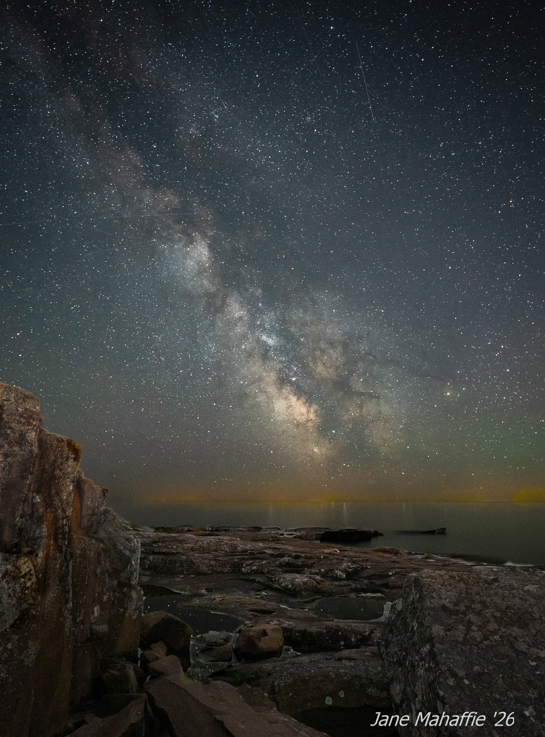 The Rock Wall and the Milky Way