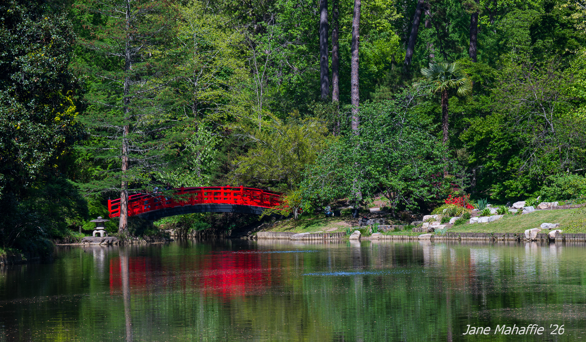 The Red Bridge: Duke Gardens