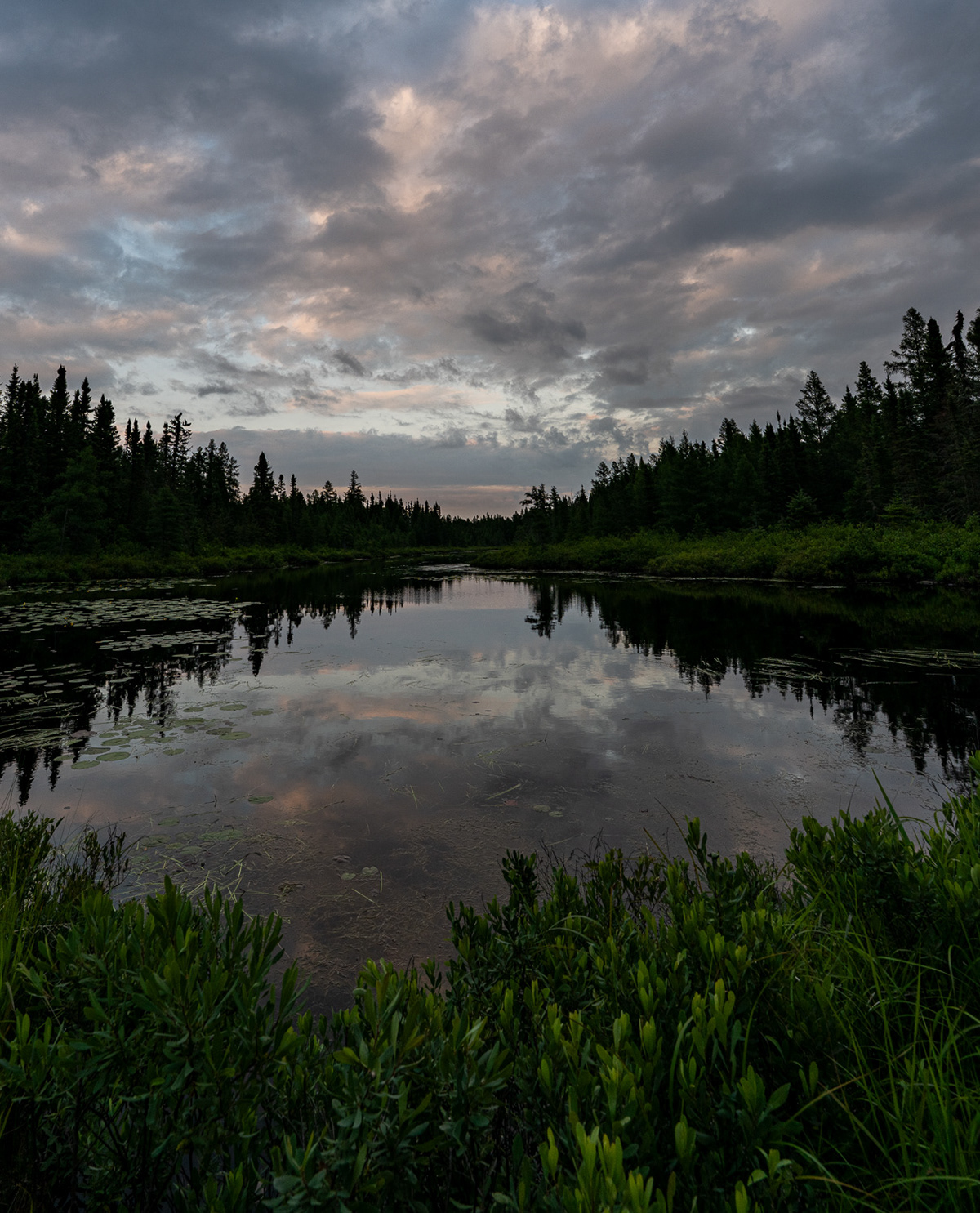 Sunset shimmer, North shore MN