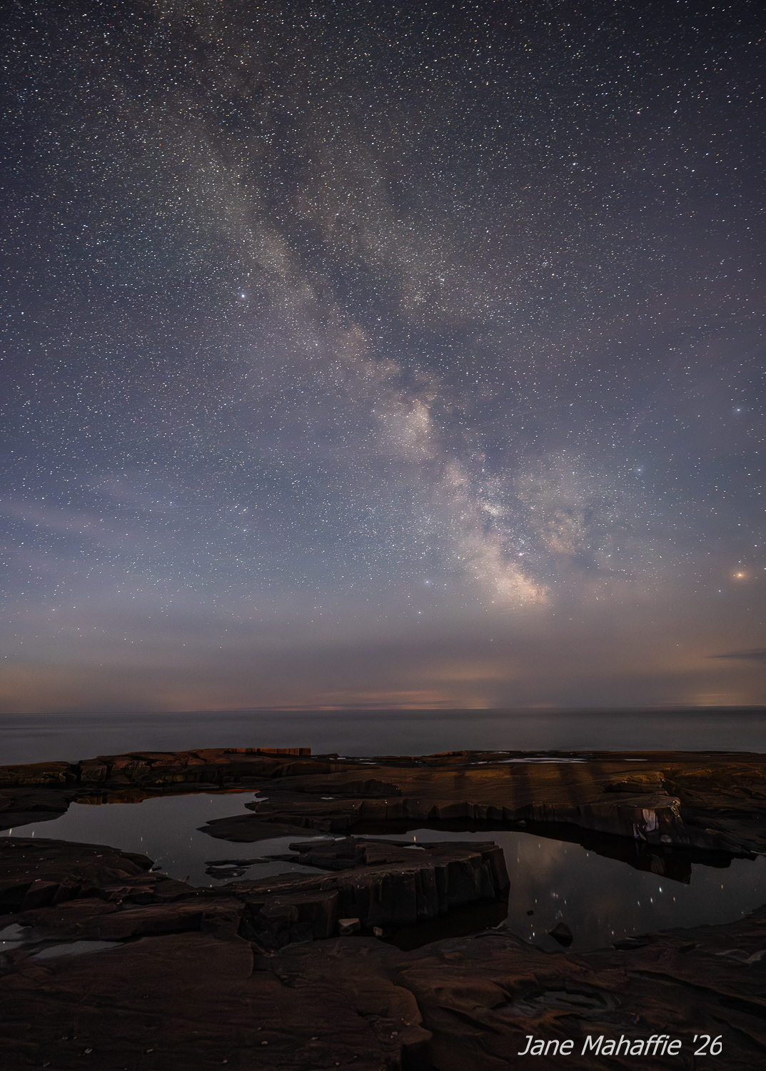 Fading Light of the Milky Way