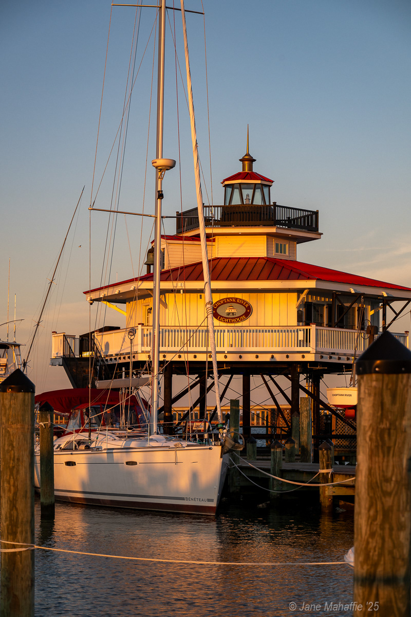 Sunset Choptank River Lighthouse
