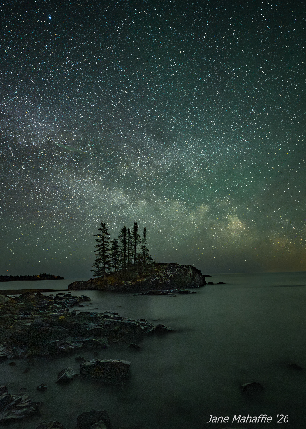 Early Season Milky Way, Lake Superior MN