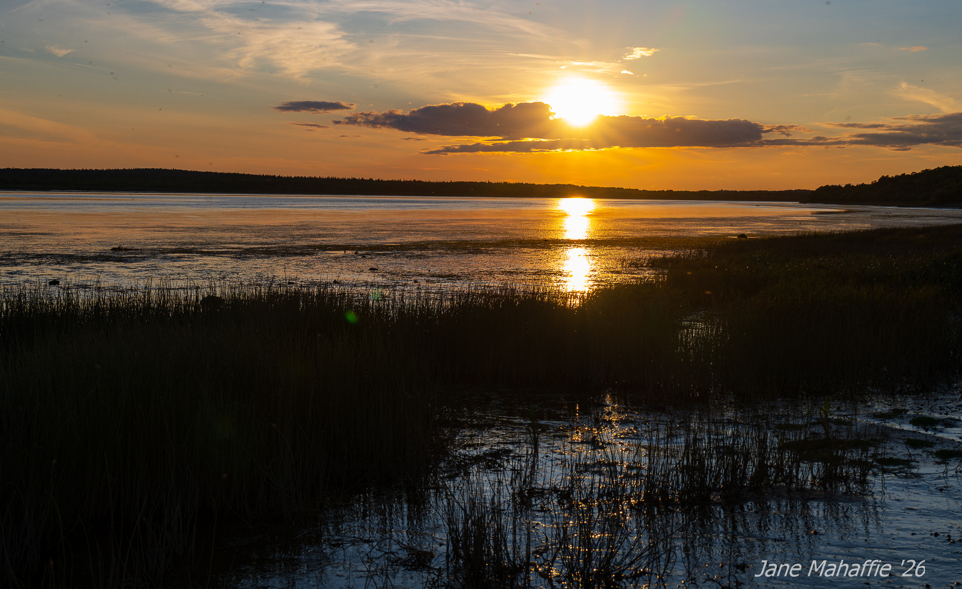 Naknek River, King Salmon, Alaska Sunset