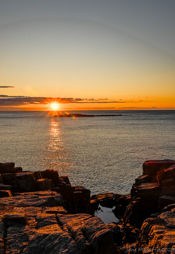 Starburst Sunrise, Acadia NP 2023