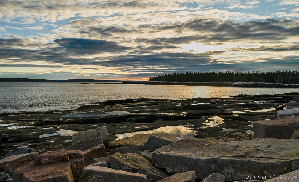 Sunset at Wonderland, Acadia NP 2023
