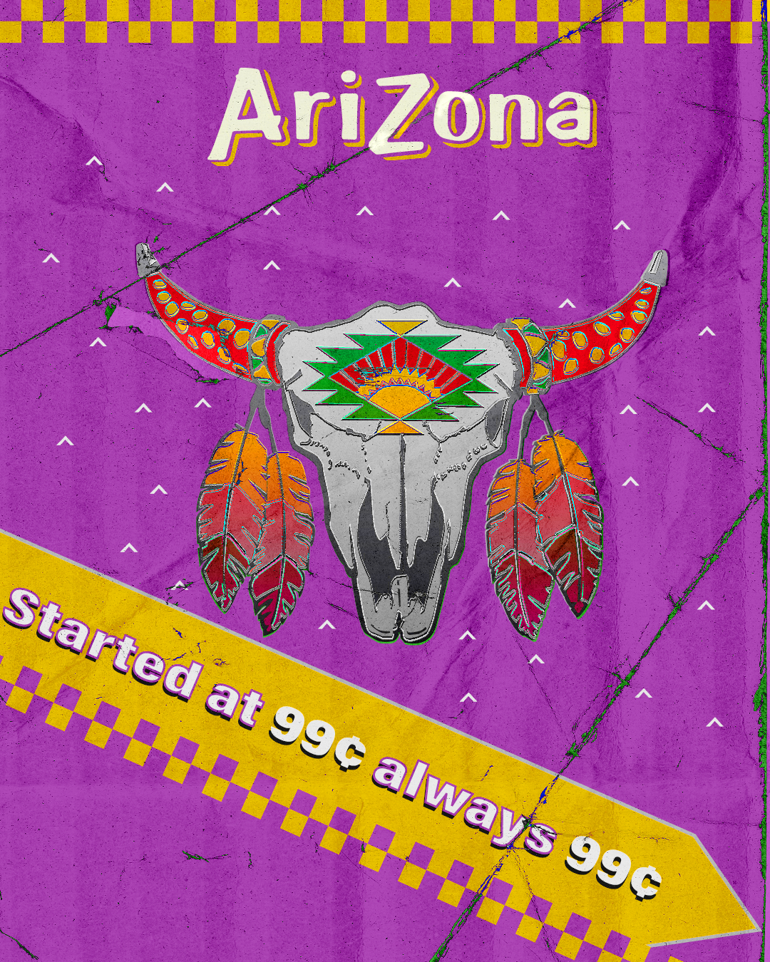 Arizona Ice Tea social media poster