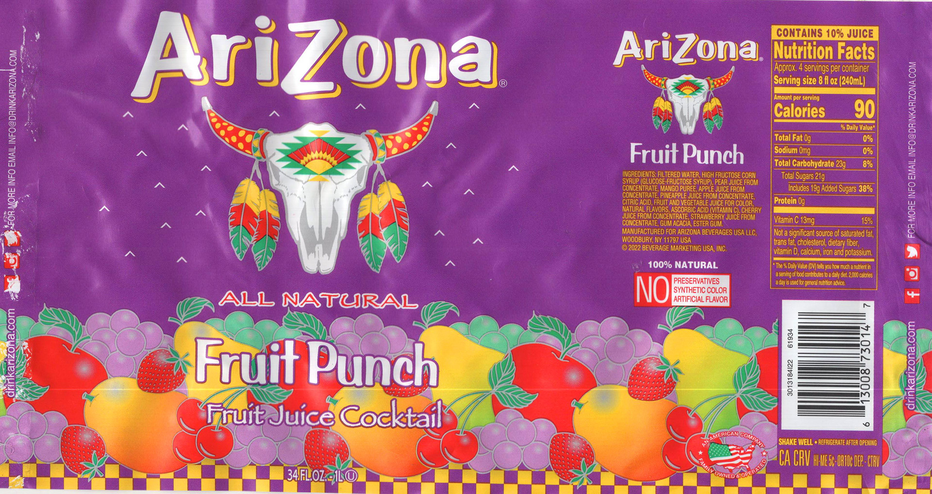 Fruit punch wrapper