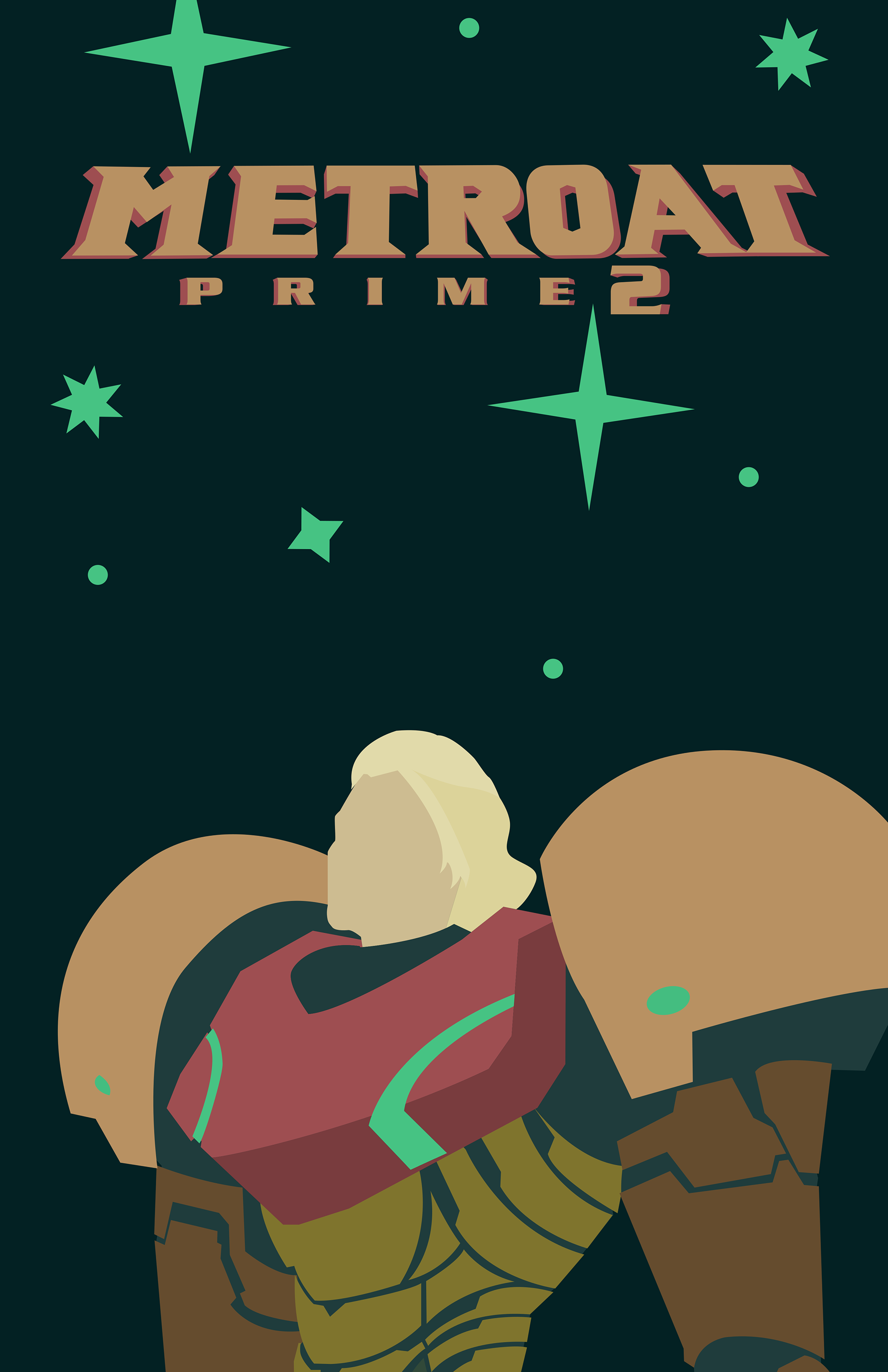 A fake poster of Metroid Prime 2 for a tournament