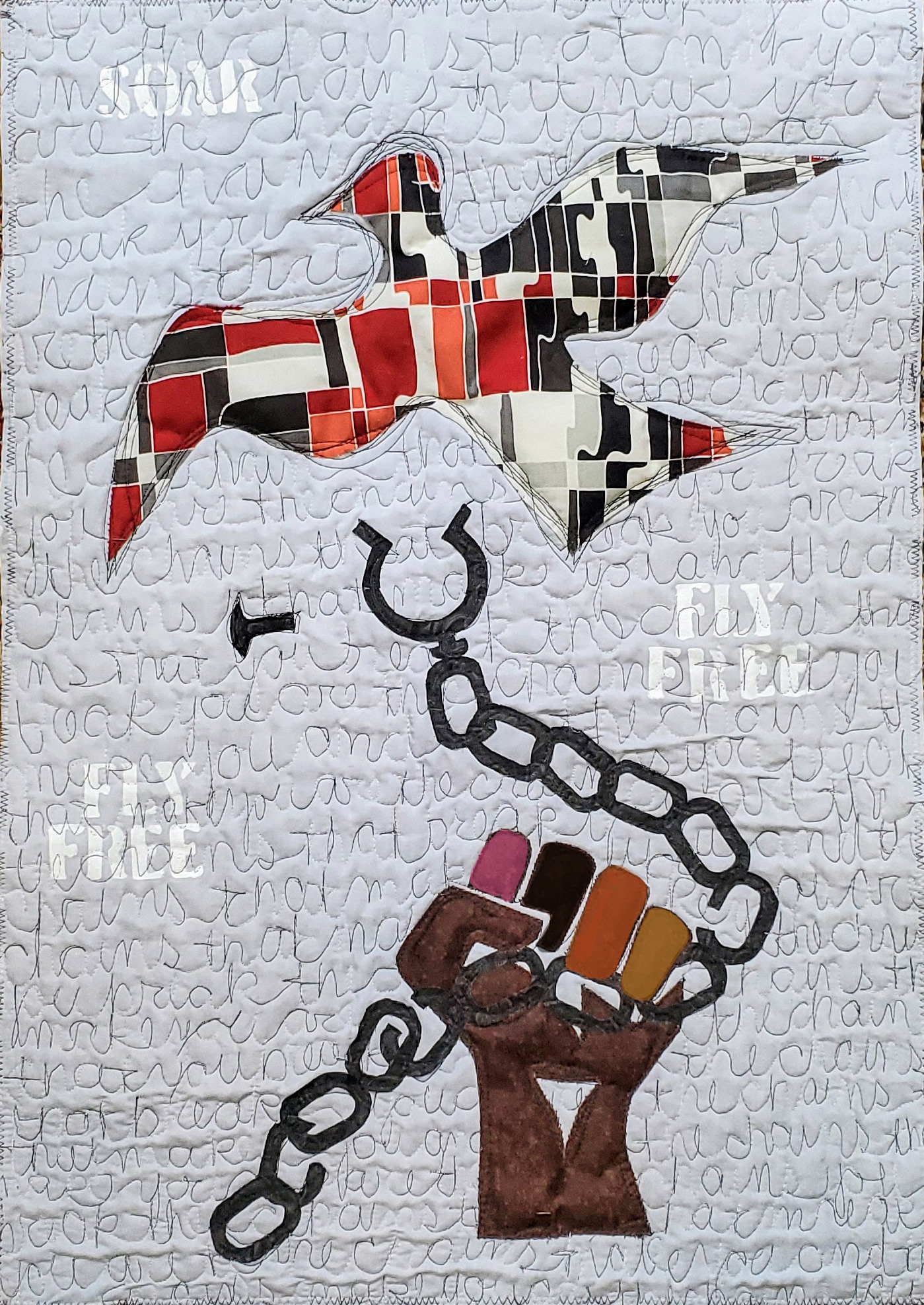 The Chains You Break, 18x25". $875