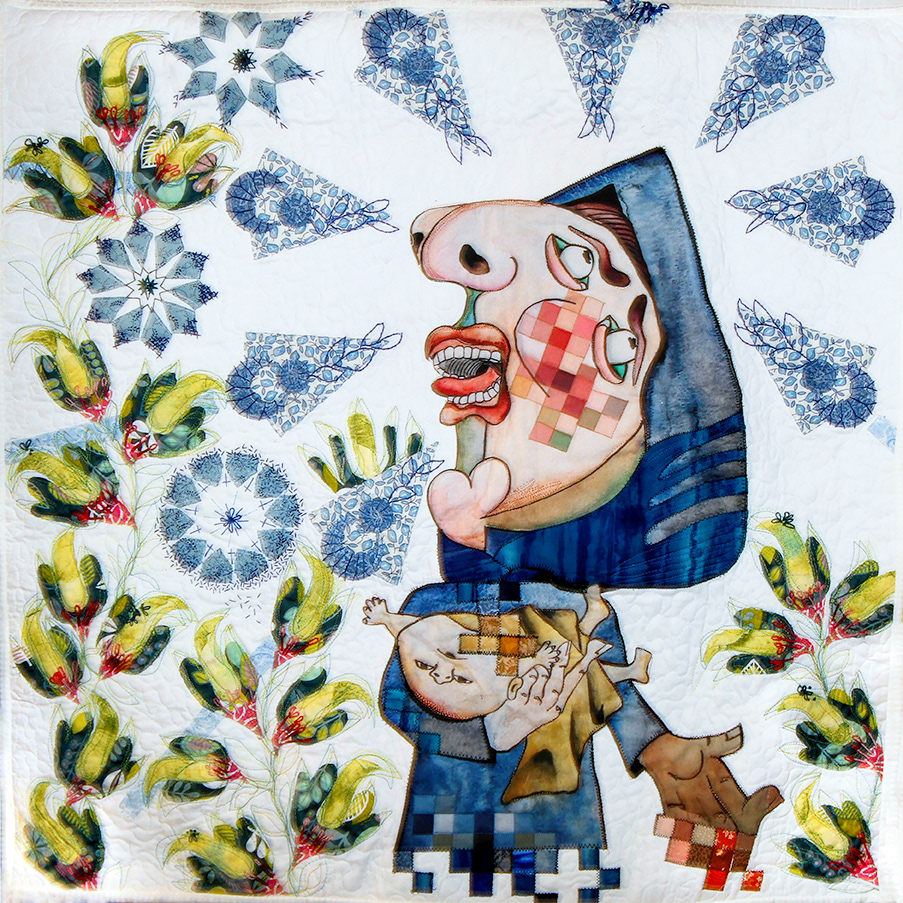 Iraqi Mother, 30x30", $1350