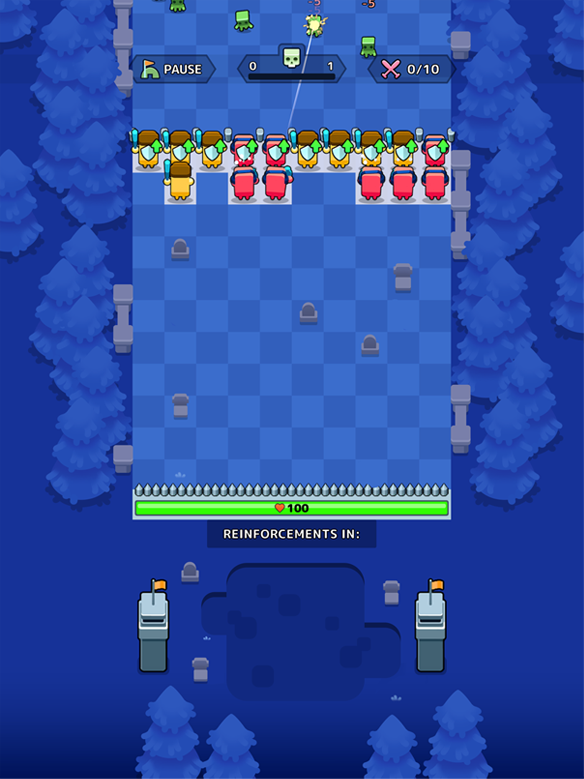 First level - Graveyard