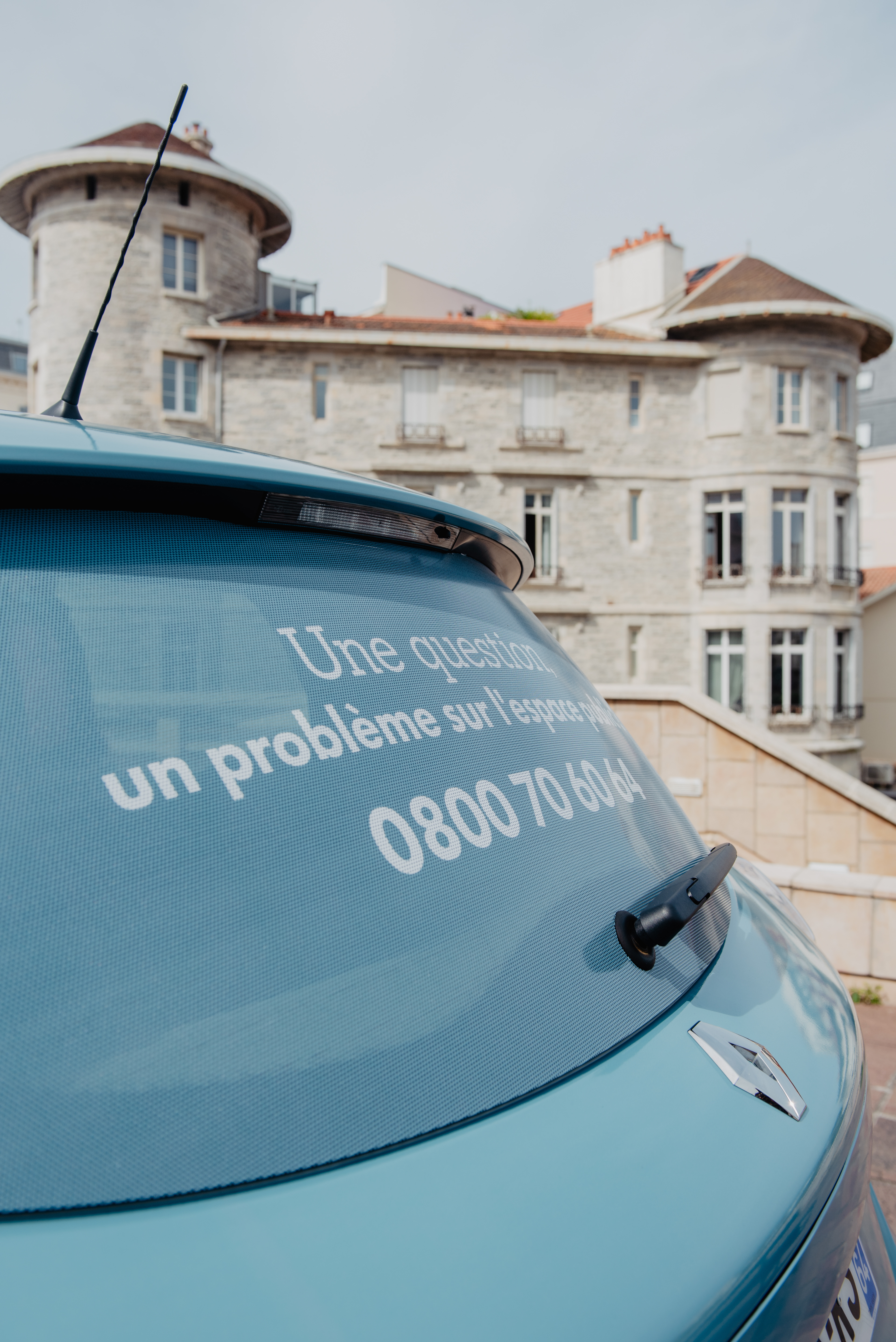 Covering voiture Allô Mme le Maire