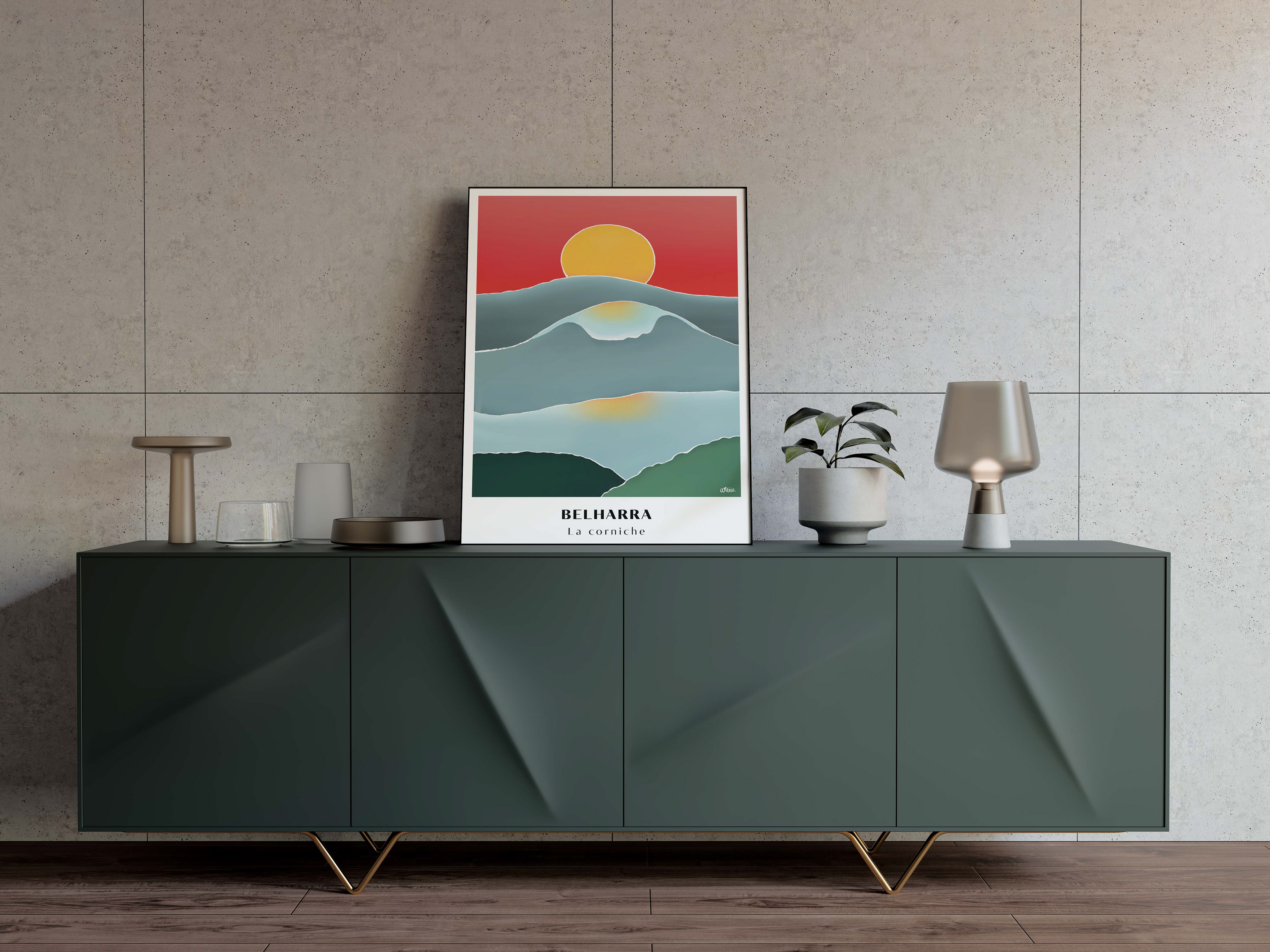 Illustration Belharra, La corniche