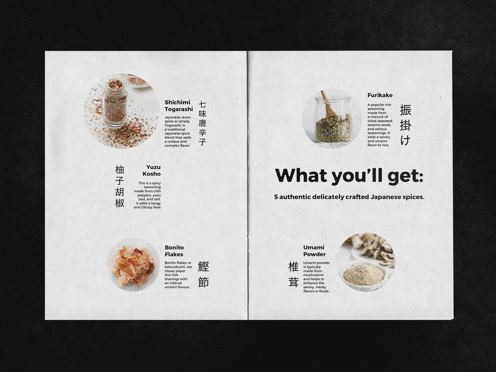 Zine Cookbook Spread